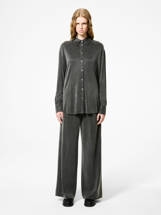 Cupro Boyfriend Women Shirt