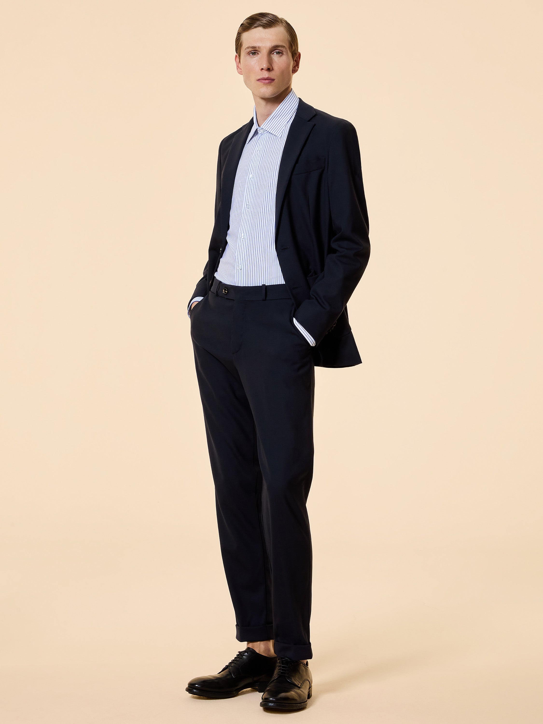 Oxford Jacquard Stripe  Shirt