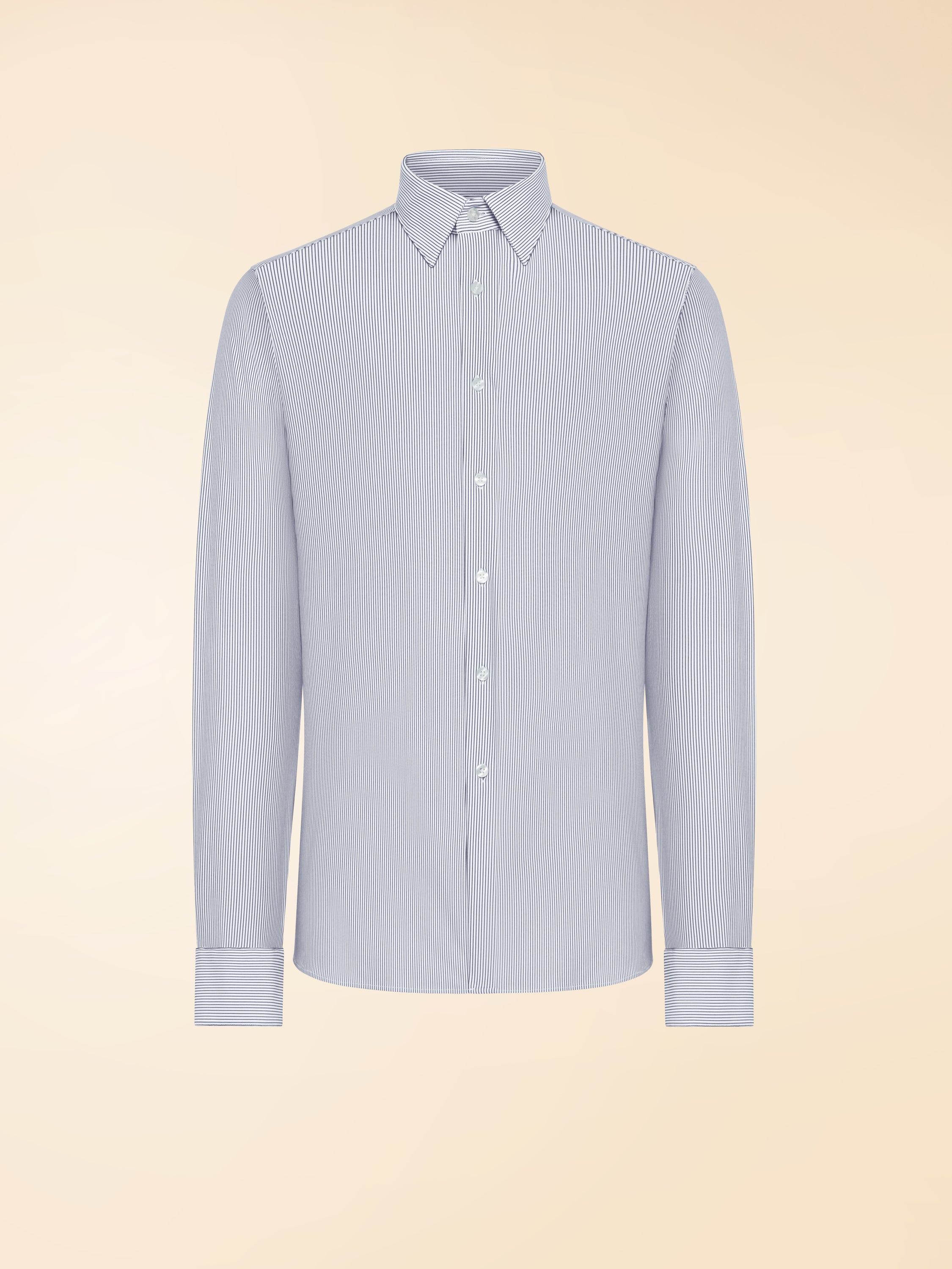 Oxford Jacquard Stripe  Shirt