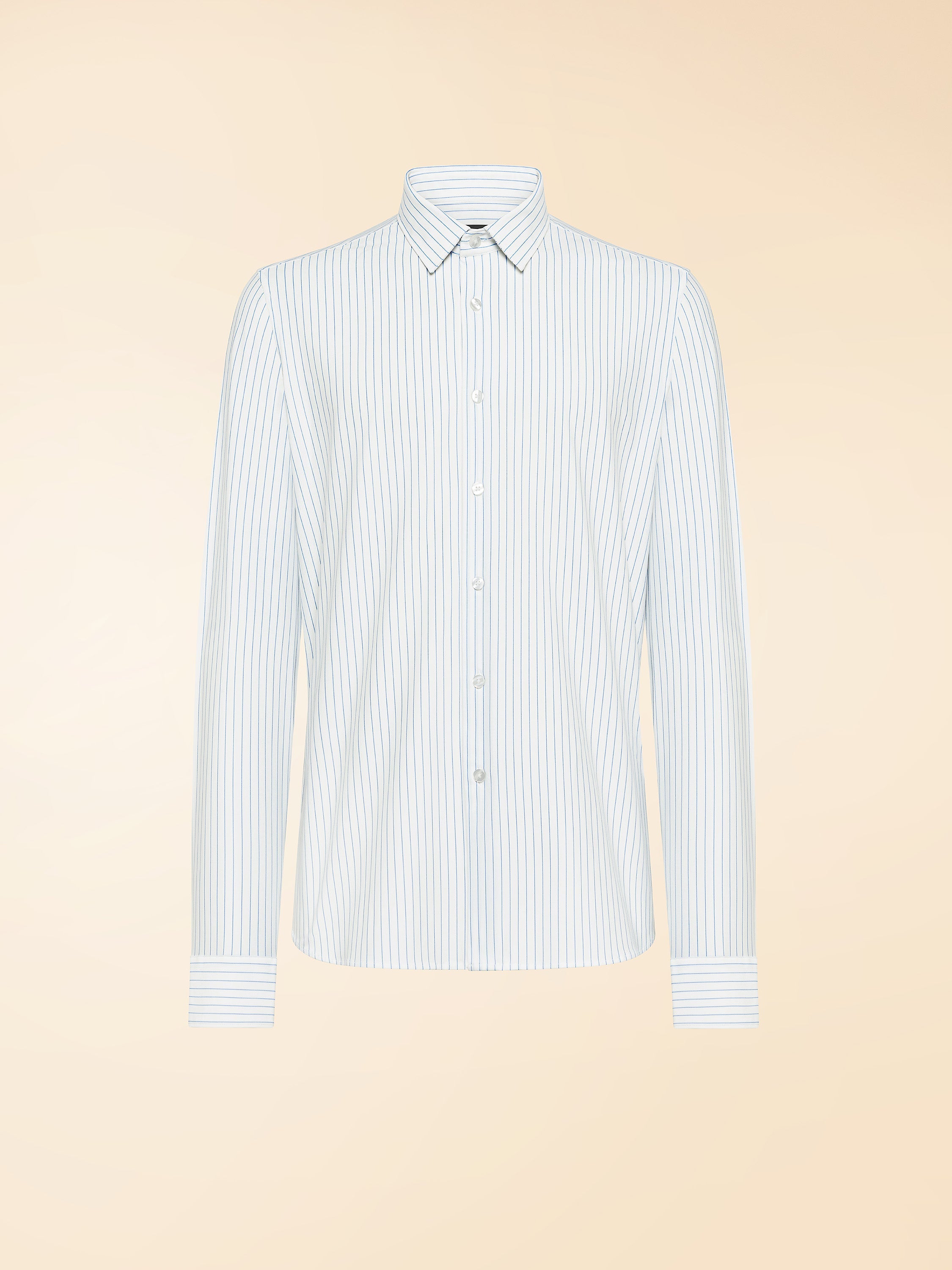 Oxford Jacquard Stripe Open Shirt - RRD Roberto Ricci Designs - Official Online Store