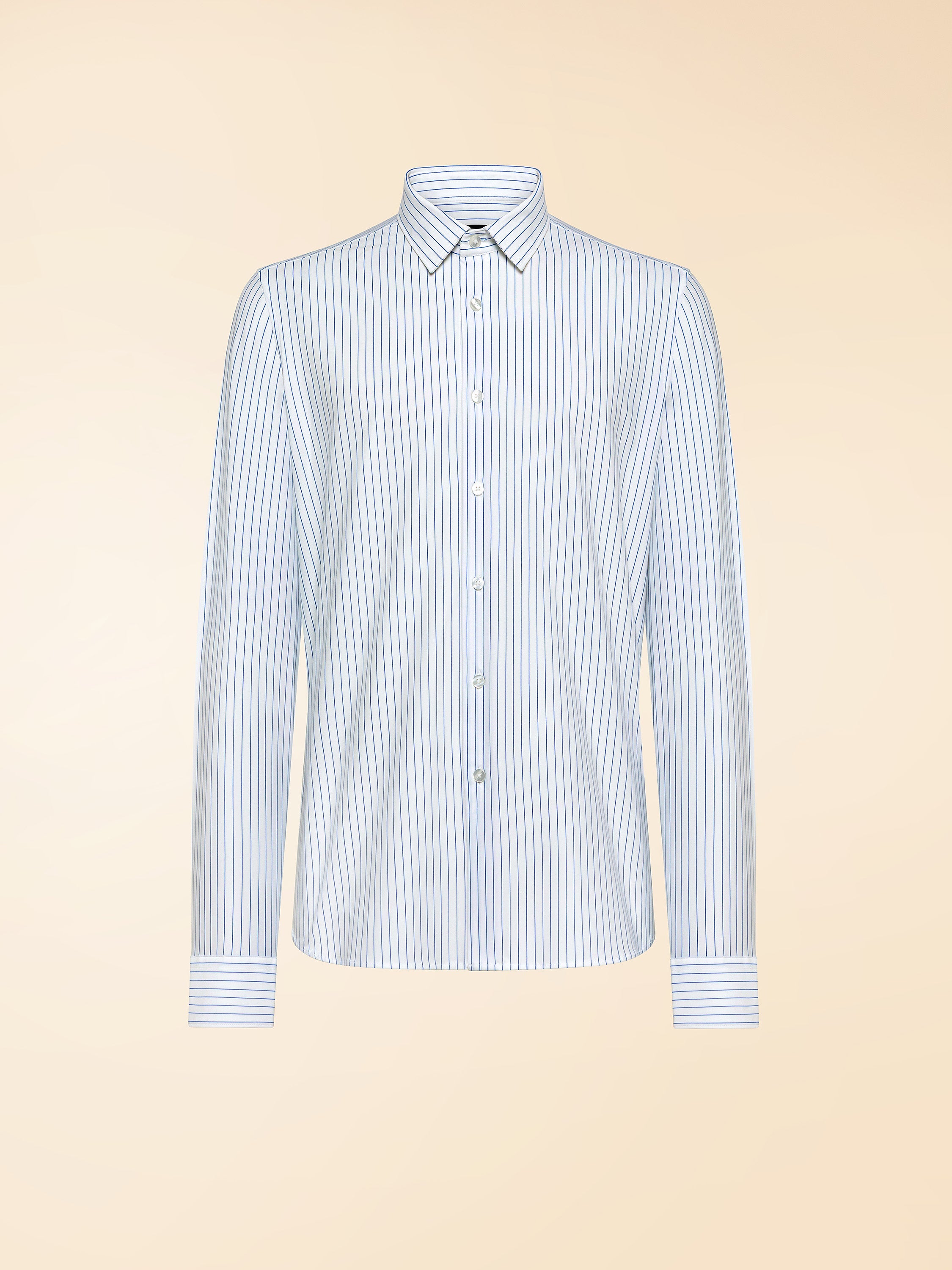 Oxford Jacquard Stripe Open Shirt - RRD Roberto Ricci Designs - Official Online Store