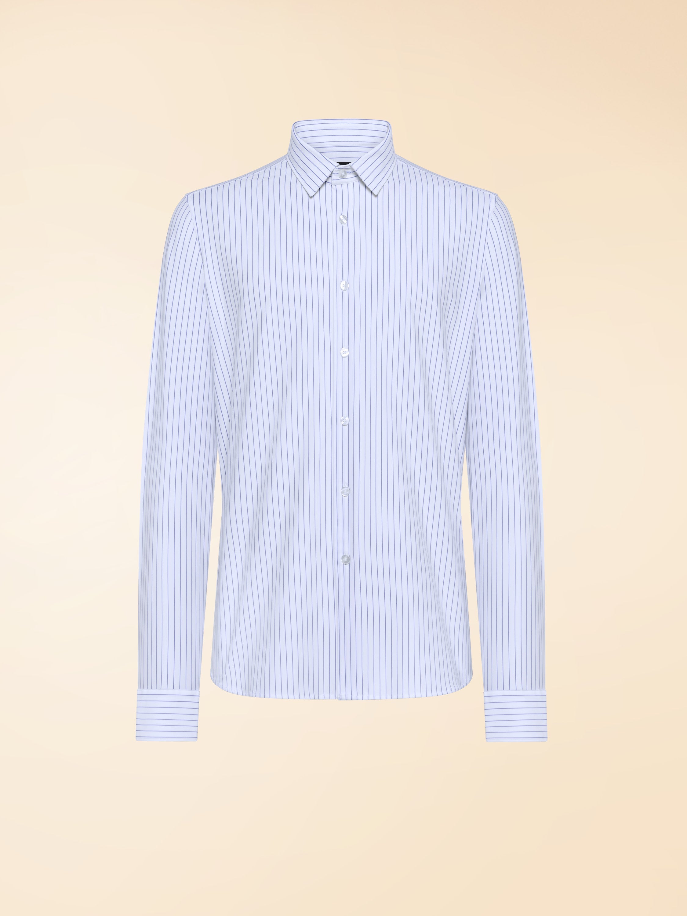 Oxford Jacquard Stripe Open Shirt - RRD Roberto Ricci Designs - Official Online Store