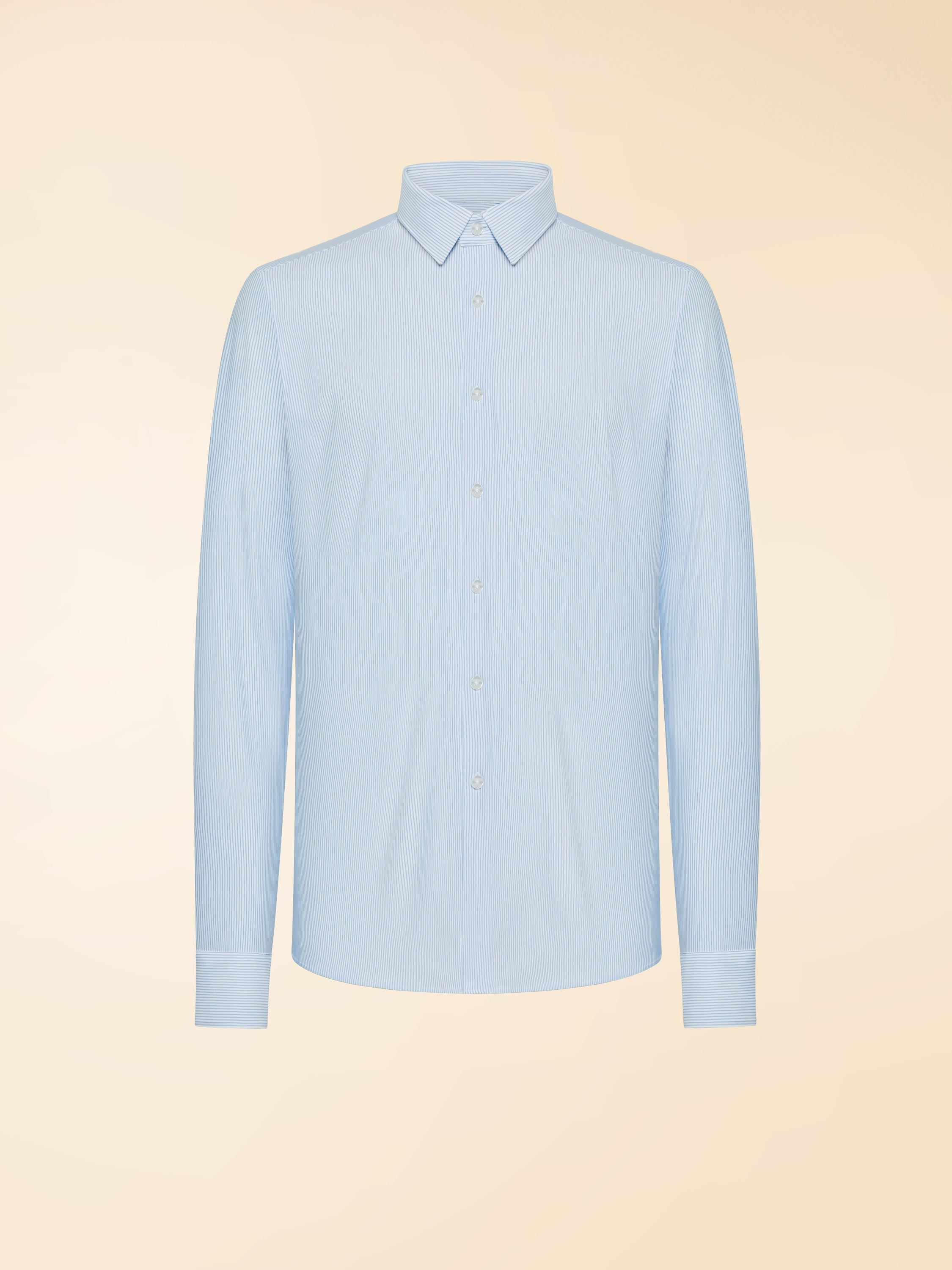 Oxford Jacquard Stripe Open Shirt - RRD Roberto Ricci Designs - Official Online Store