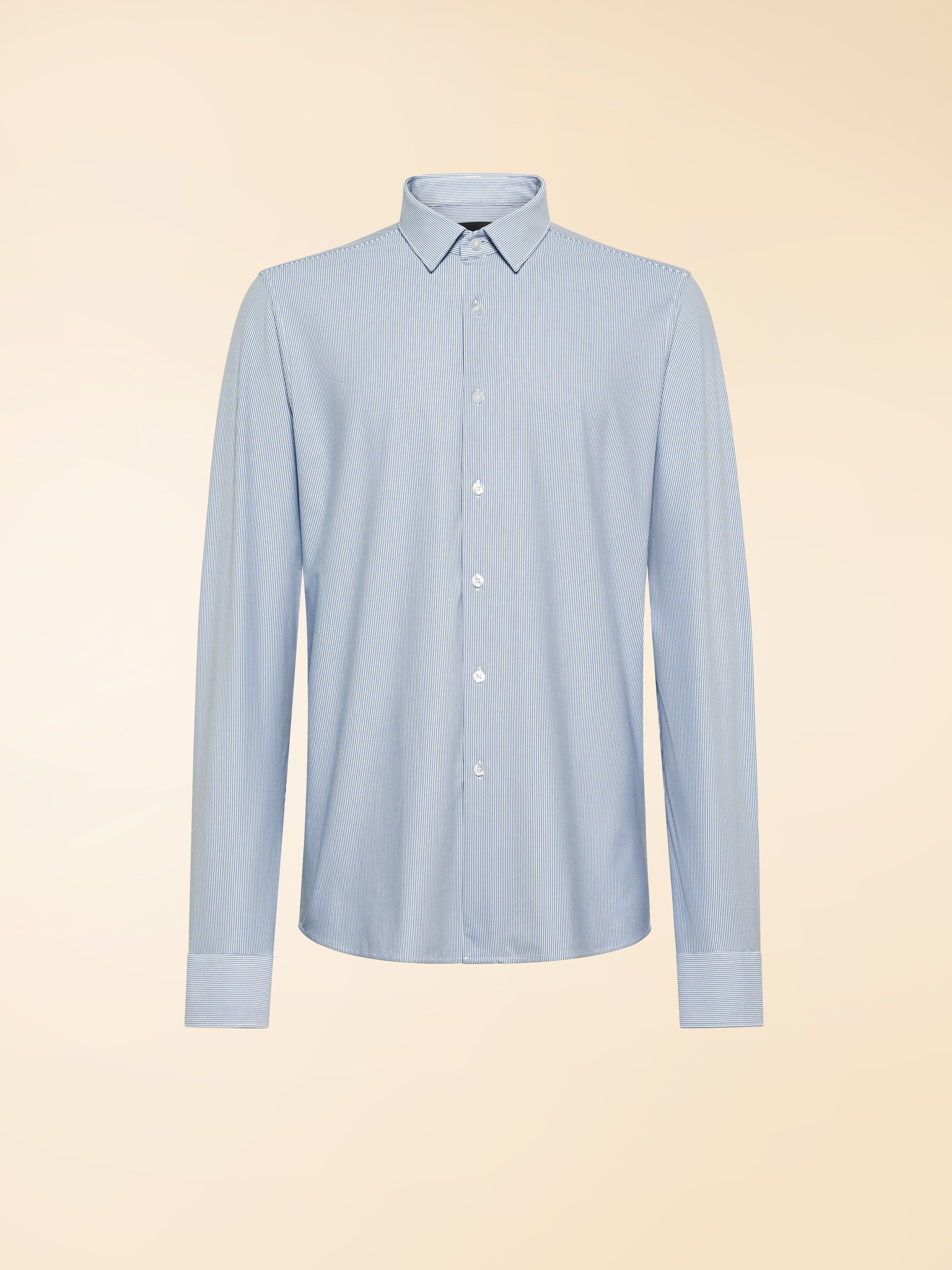 Oxford Jacquard Stripe Open Shirt - RRD Roberto Ricci Designs - Official Online Store