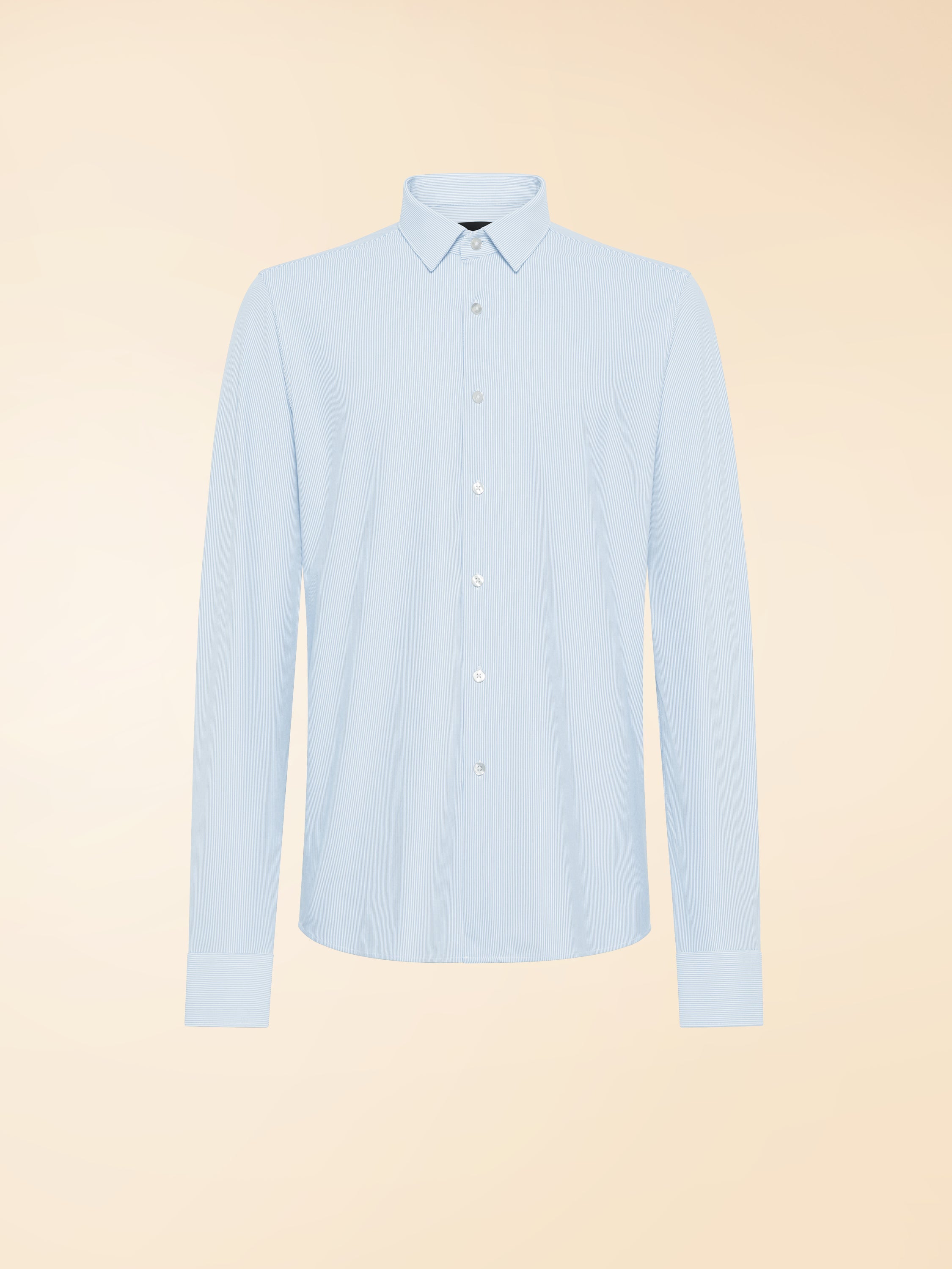Oxford Jacquard Stripe Open Shirt - RRD Roberto Ricci Designs - Official Online Store