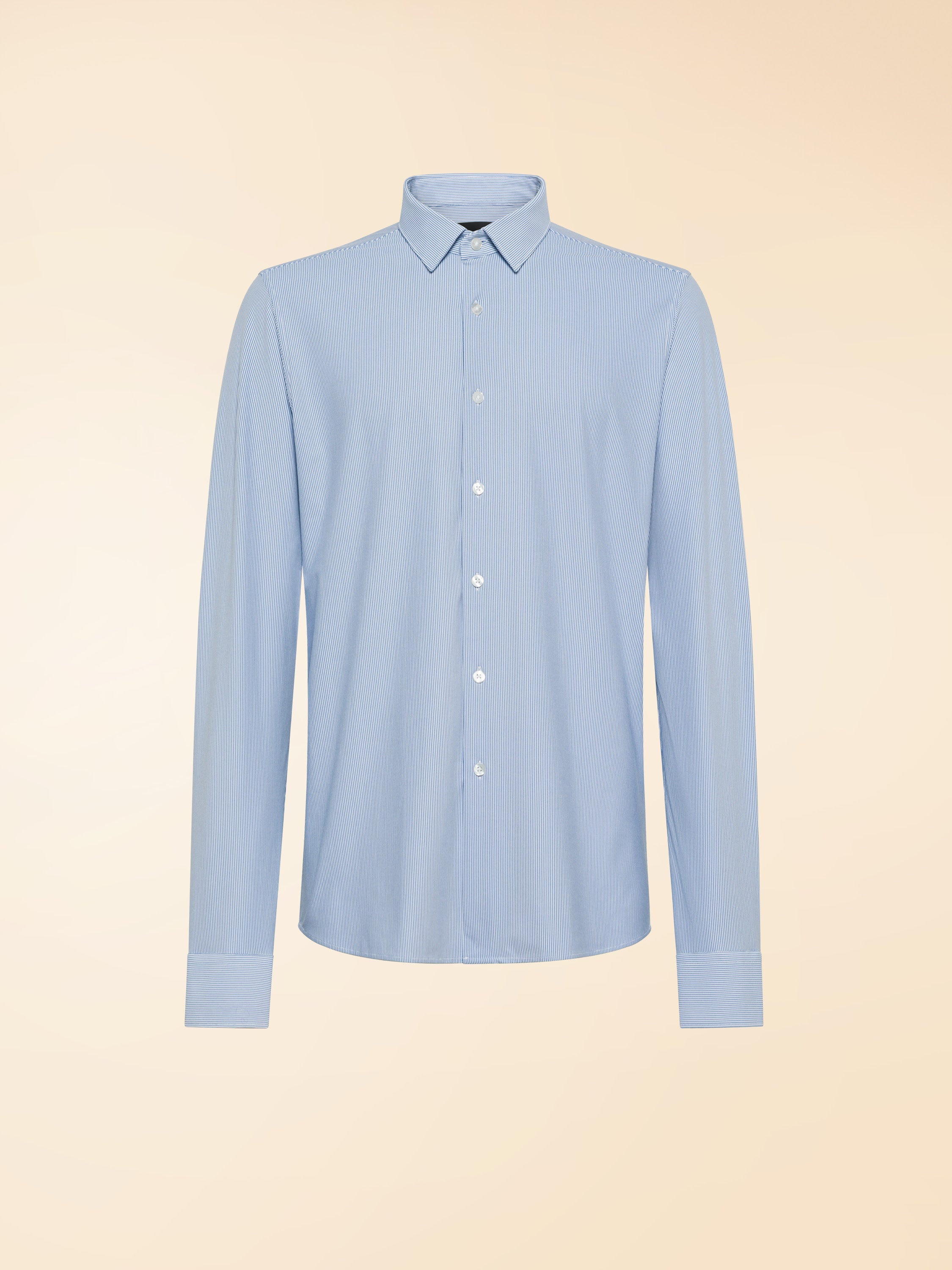 Oxford Jacquard Stripe Open Shirt - RRD Roberto Ricci Designs - Official Online Store