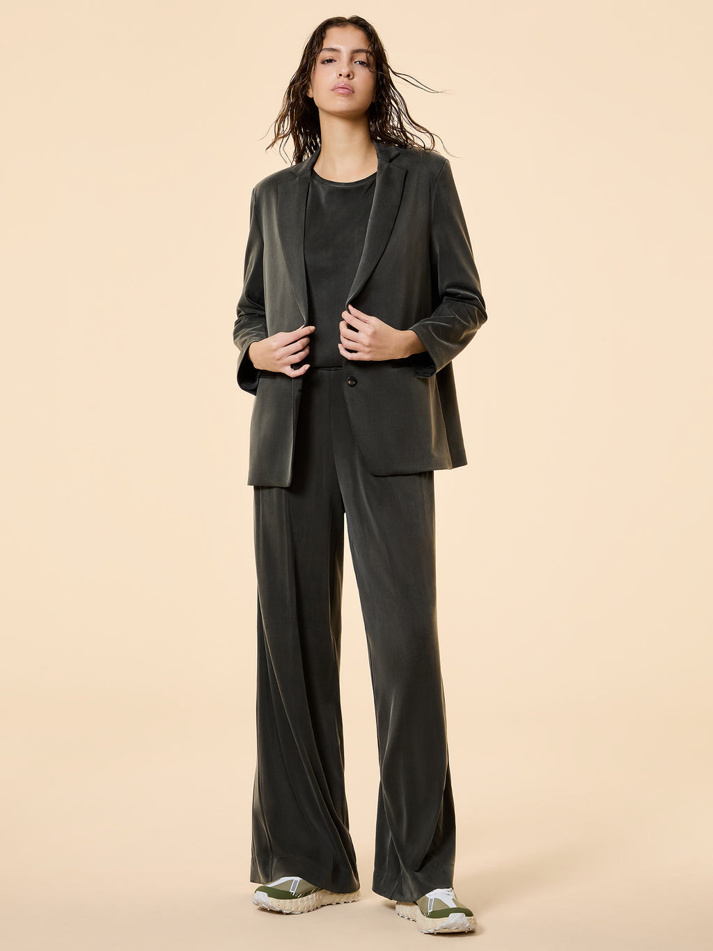 Cupro Boyfriend Wom Blazer - RRD Roberto Ricci Designs - Official Online Store