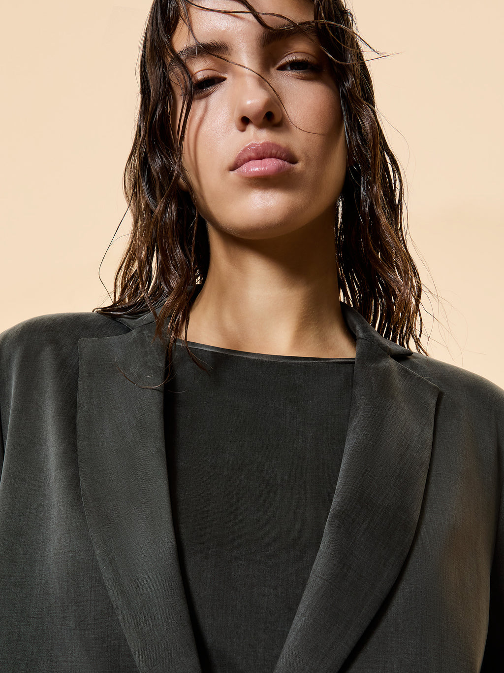 Cupro Boyfriend Wom Blazer - RRD Roberto Ricci Designs - Official Online Store