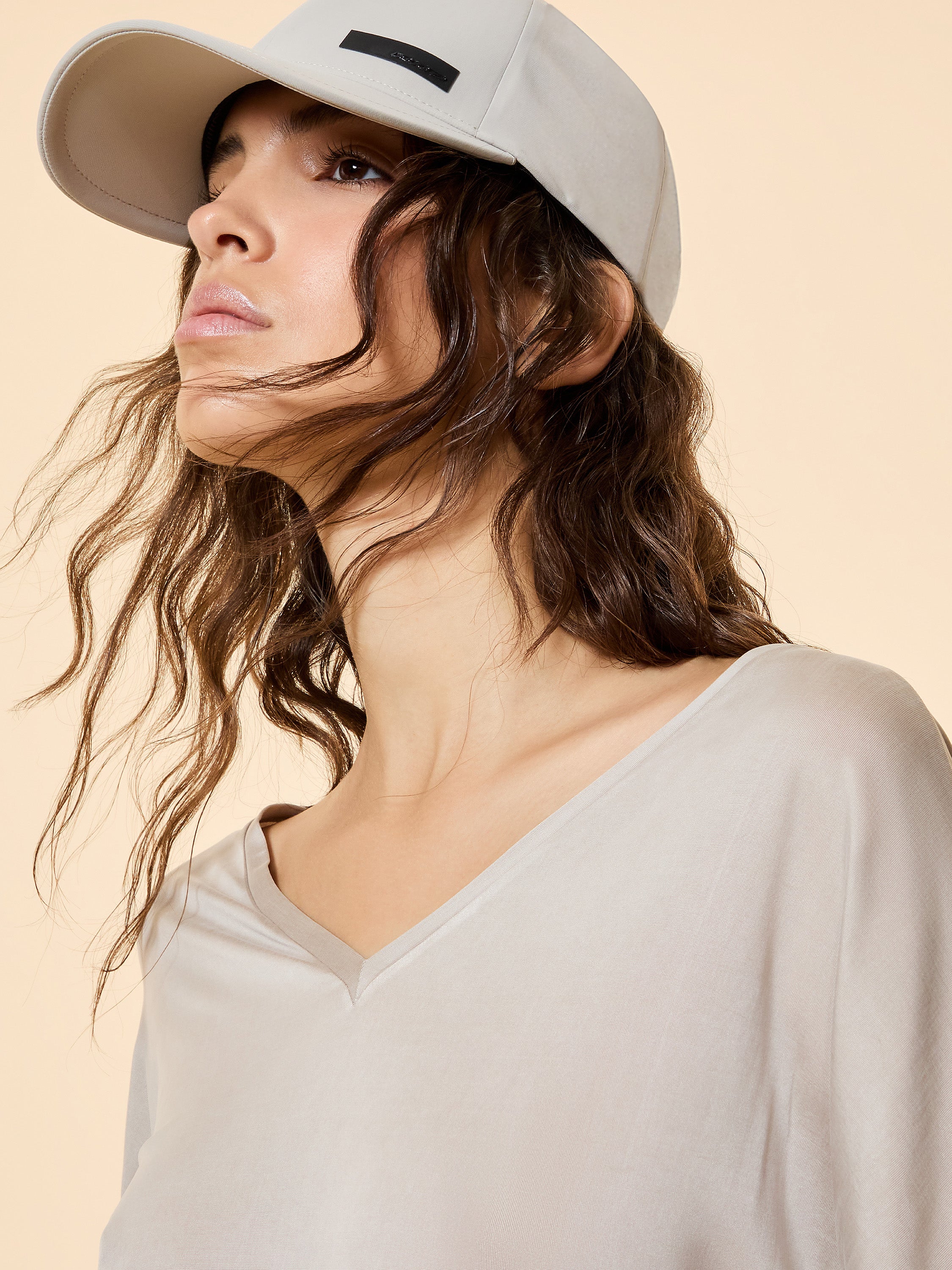 Cupro V-Neck Wom Shirty - RRD Roberto Ricci Designs - Official Online Store