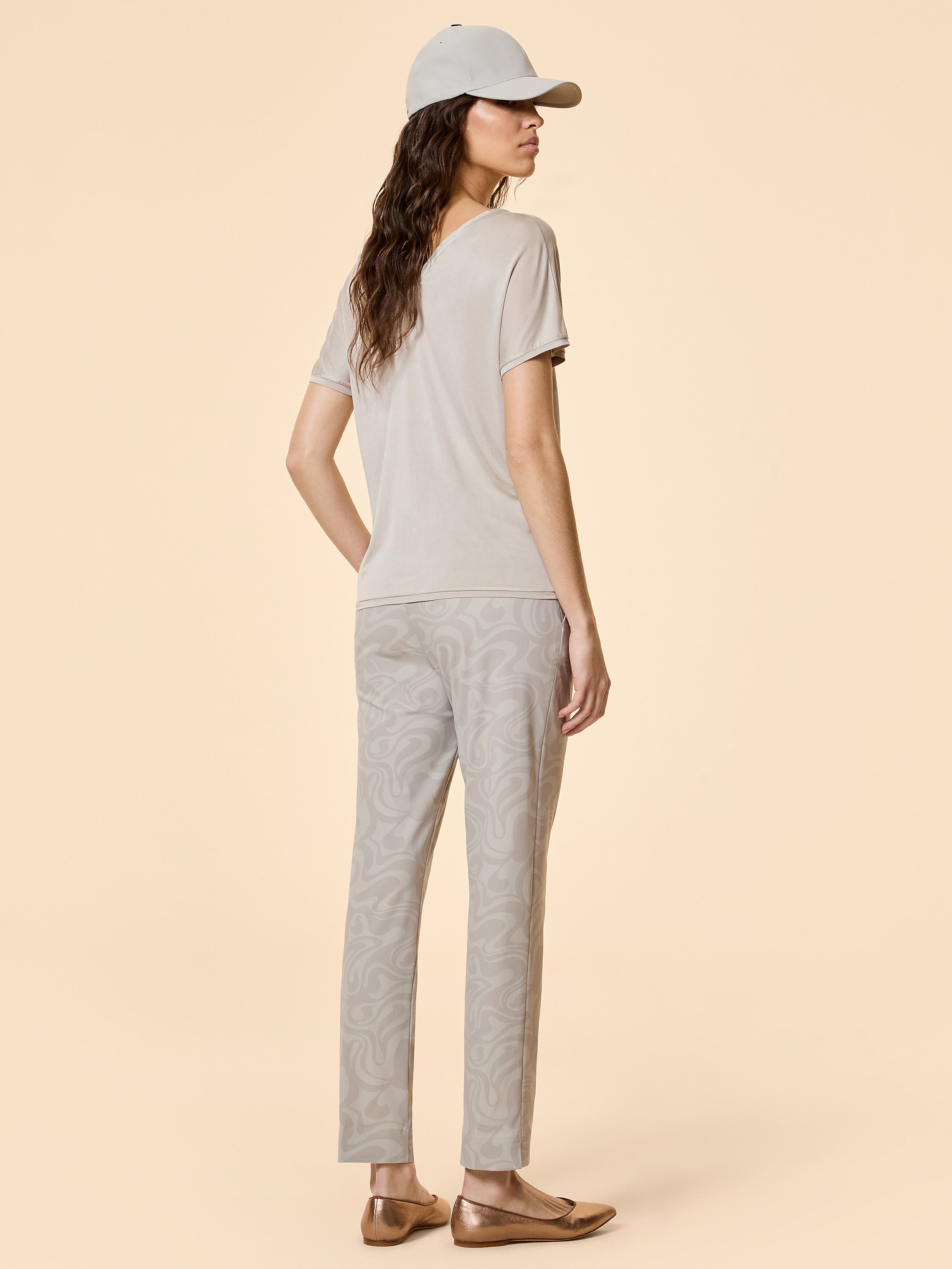 Cupro V-Neck Wom Shirty - RRD Roberto Ricci Designs - Official Online Store