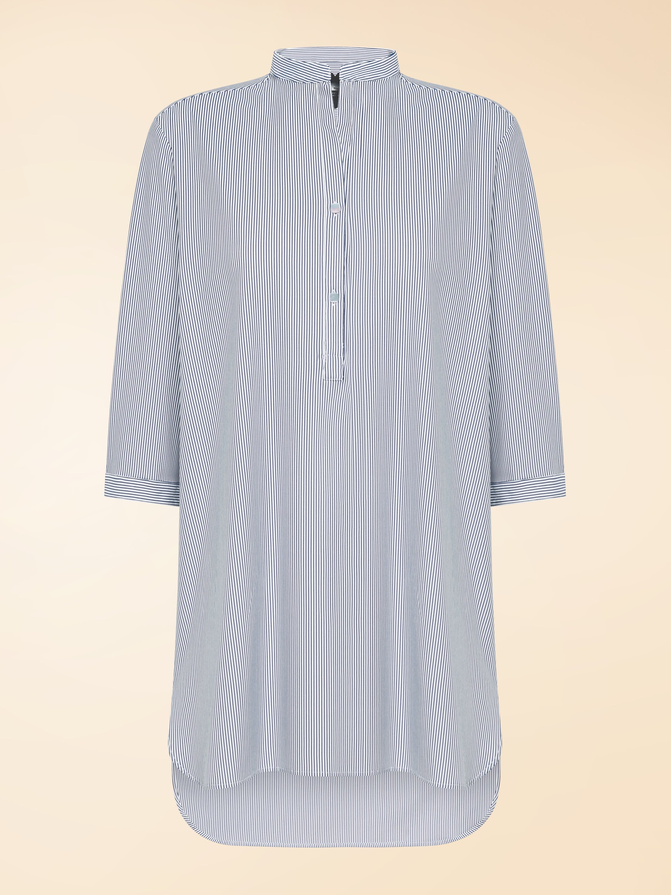 Oxford Jacquard Stripe Kor Wom Shirt - RRD Roberto Ricci Designs - Official Online Store