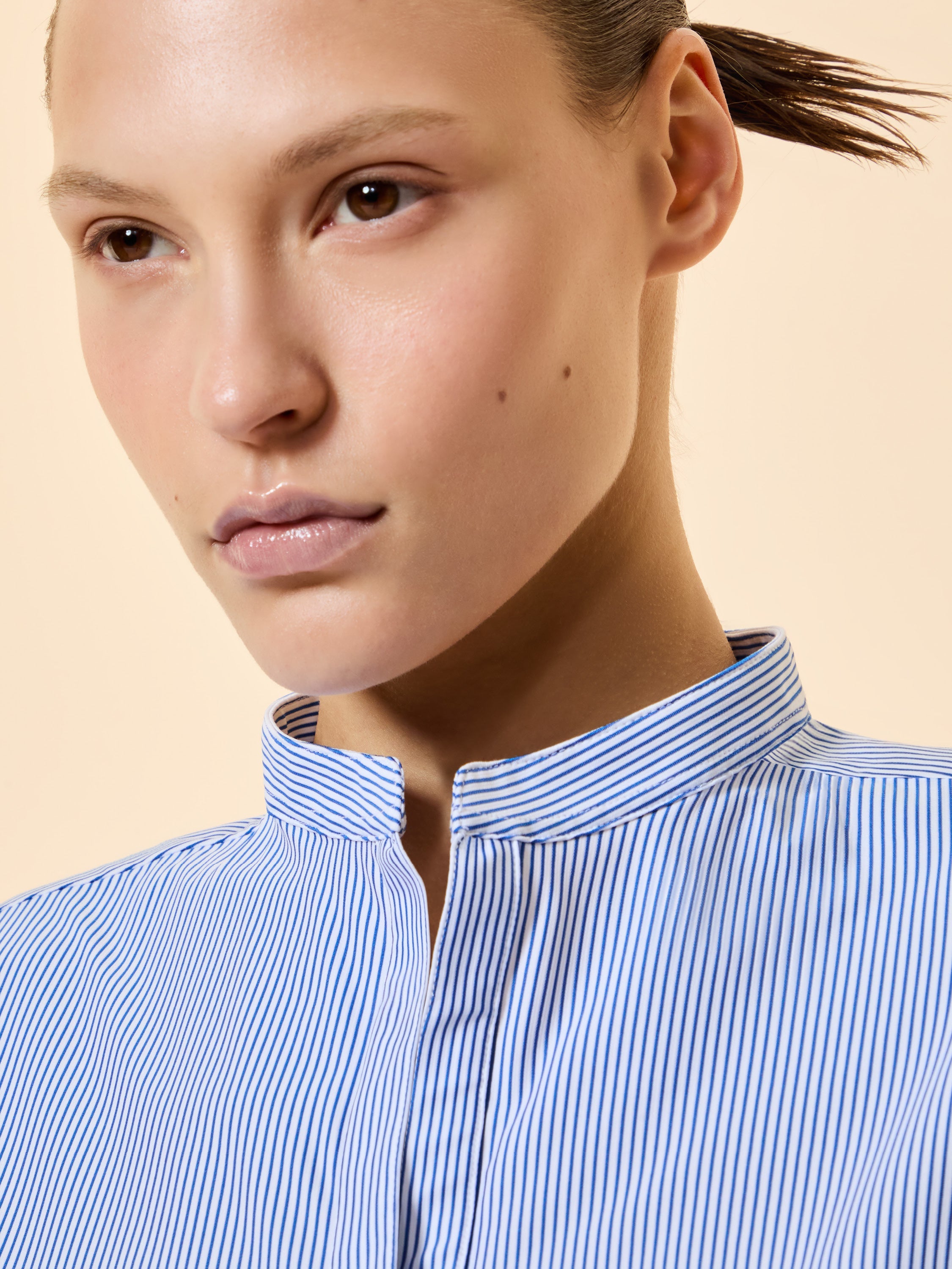 Oxford Jacquard Stripe Kor Wom Shirt - RRD Roberto Ricci Designs - Official Online Store