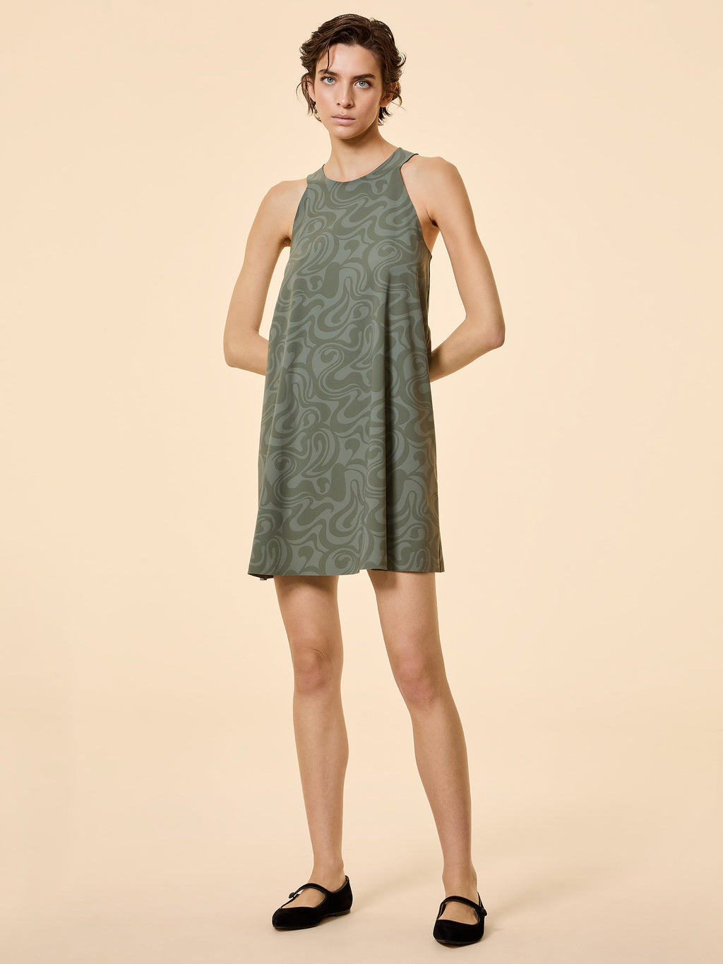 Powers Trapeze Wom Dress - RRD Roberto Ricci Designs - Official Online Store