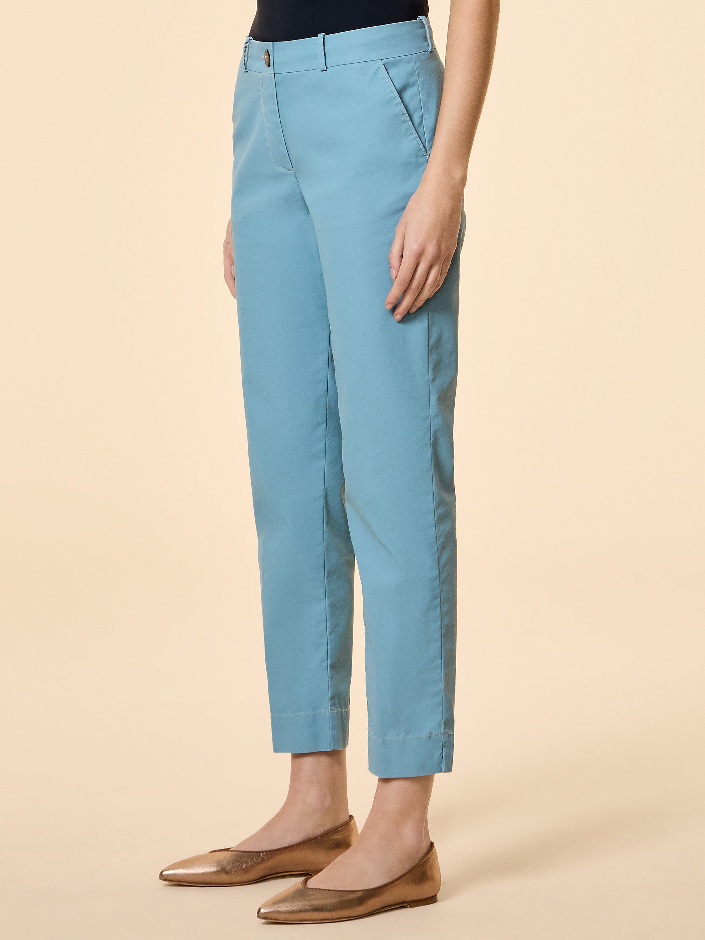 Marina Chalk Chino Wom Pant - RRD Roberto Ricci Designs - Official Online Store