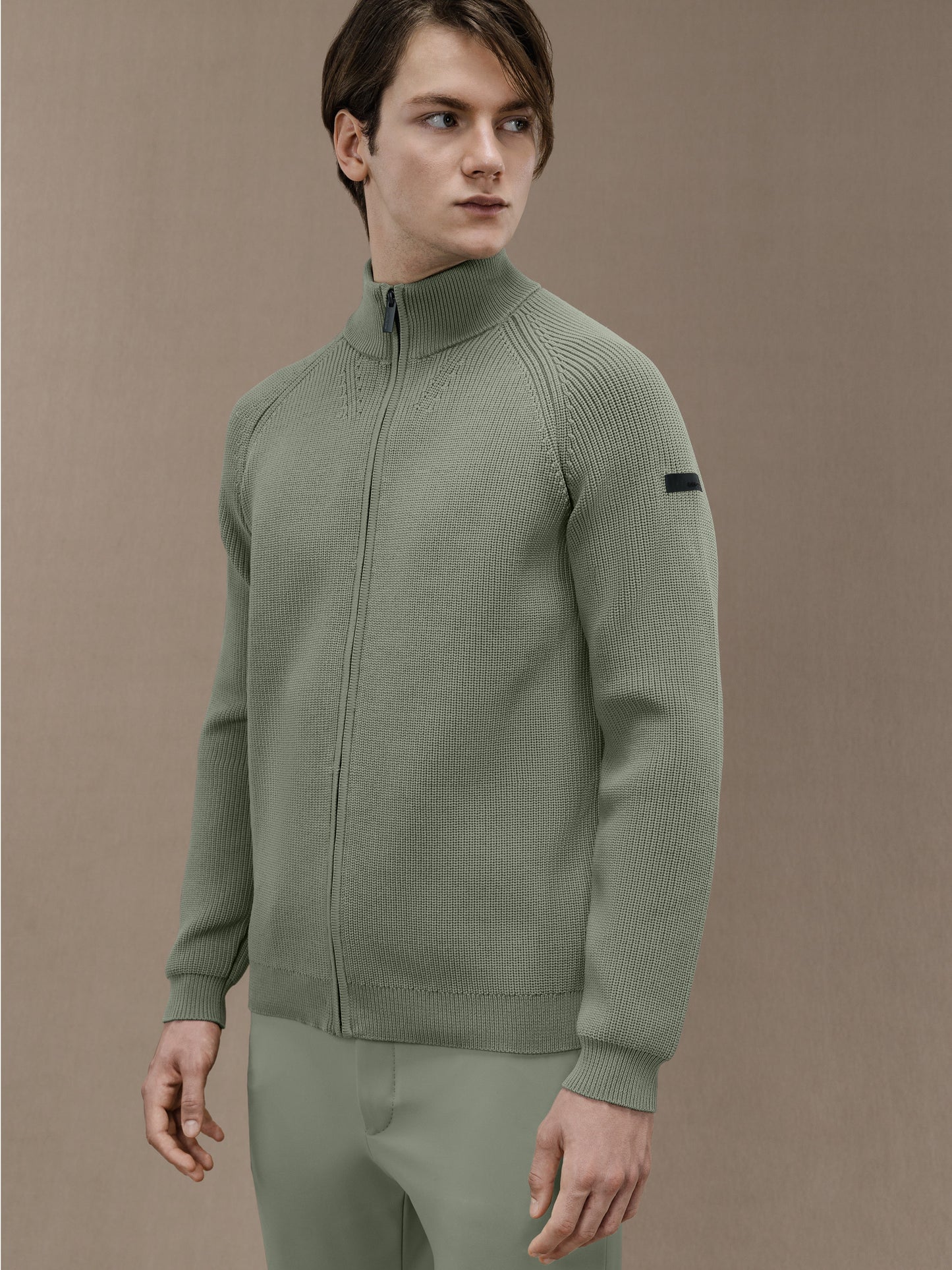 Amos Perla Full Zip Knit