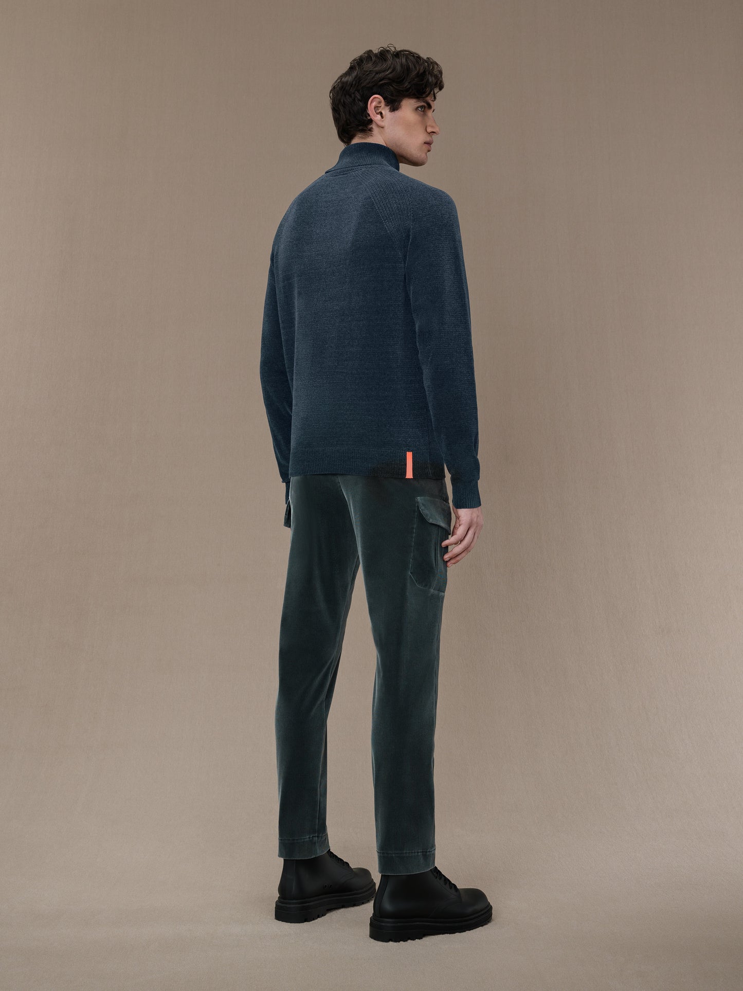 Velvet Turtleneck Knit