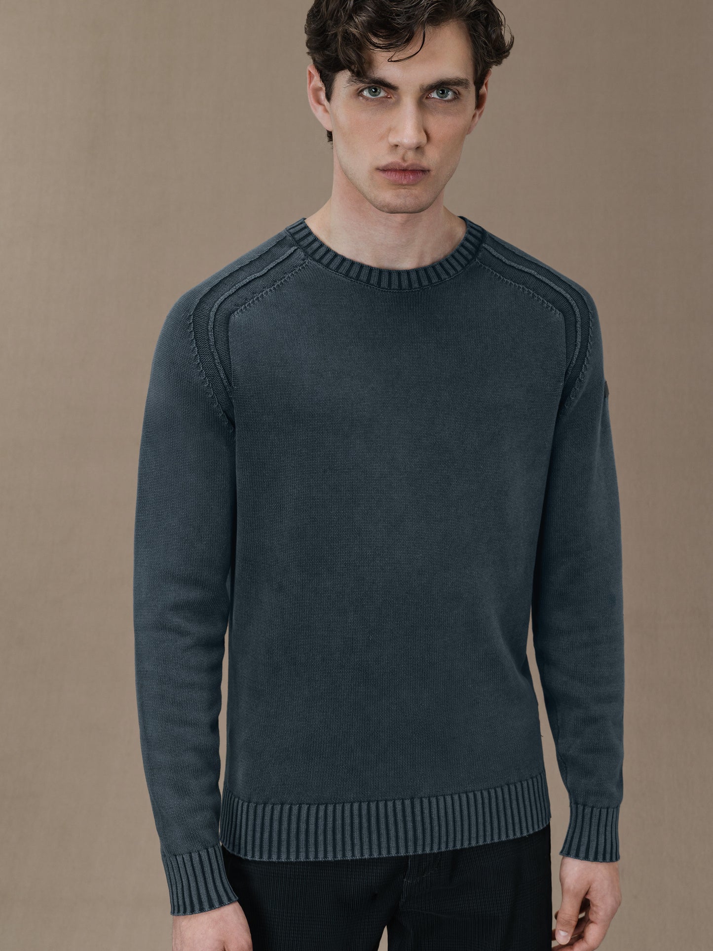 Cotton Techno Wash Round Knit