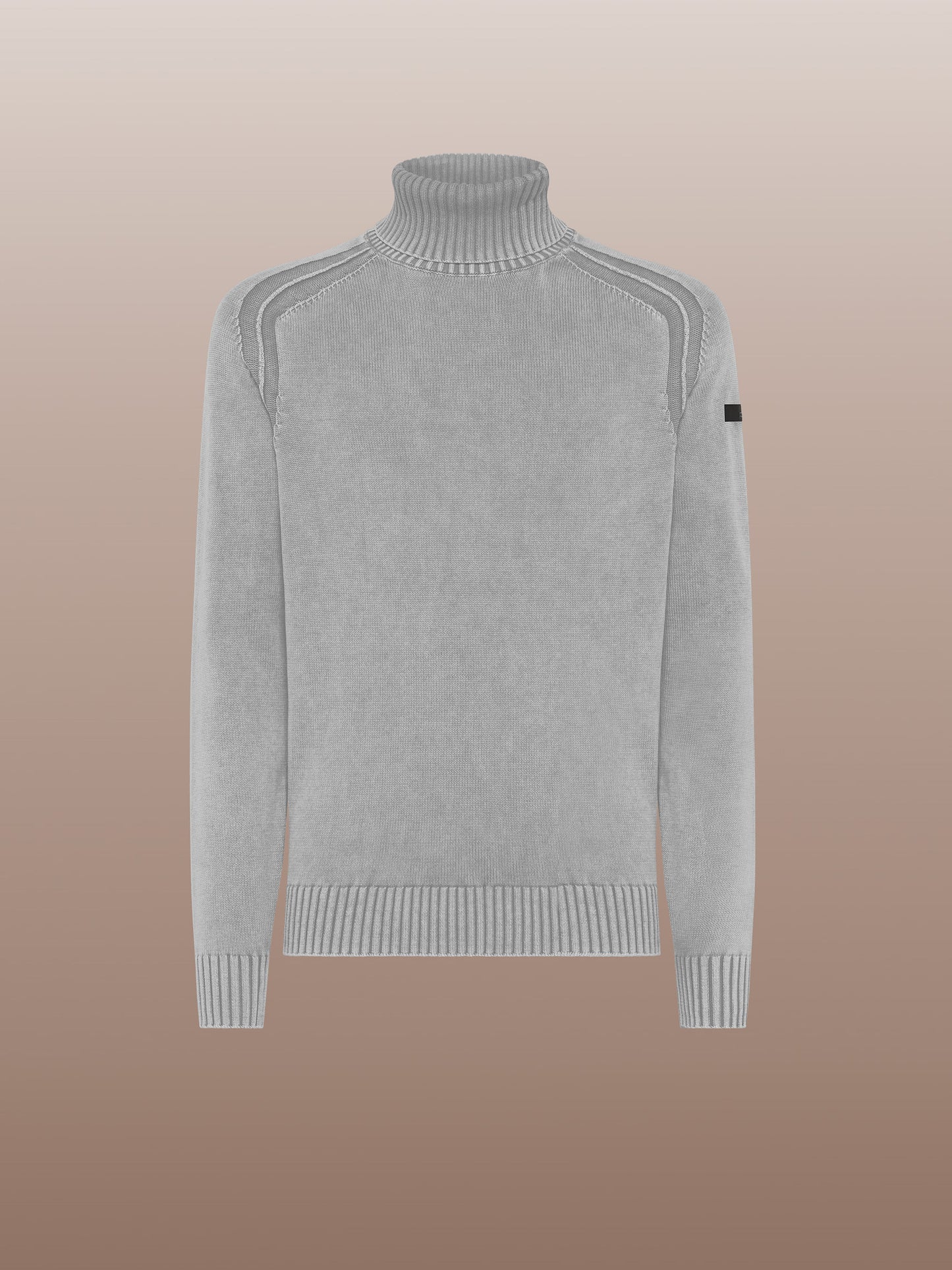 Cotton Techno Wash Turtleneck Knit