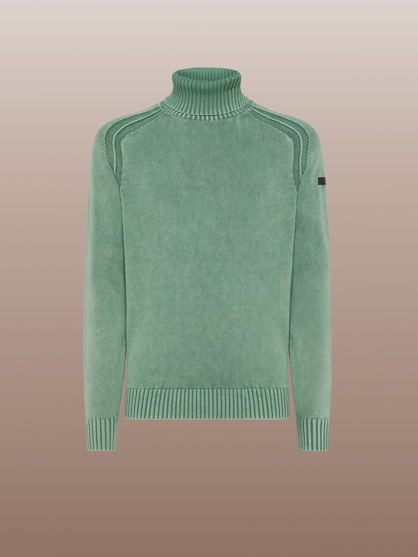 Cotton Techno Wash Turtleneck Knit