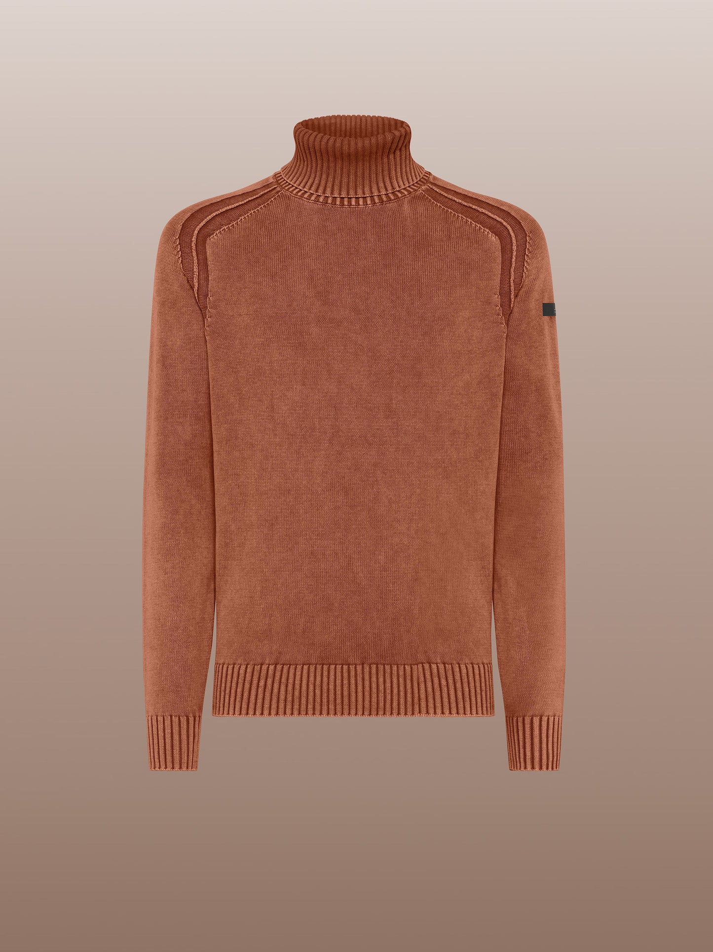 Cotton Techno Wash Turtleneck Knit