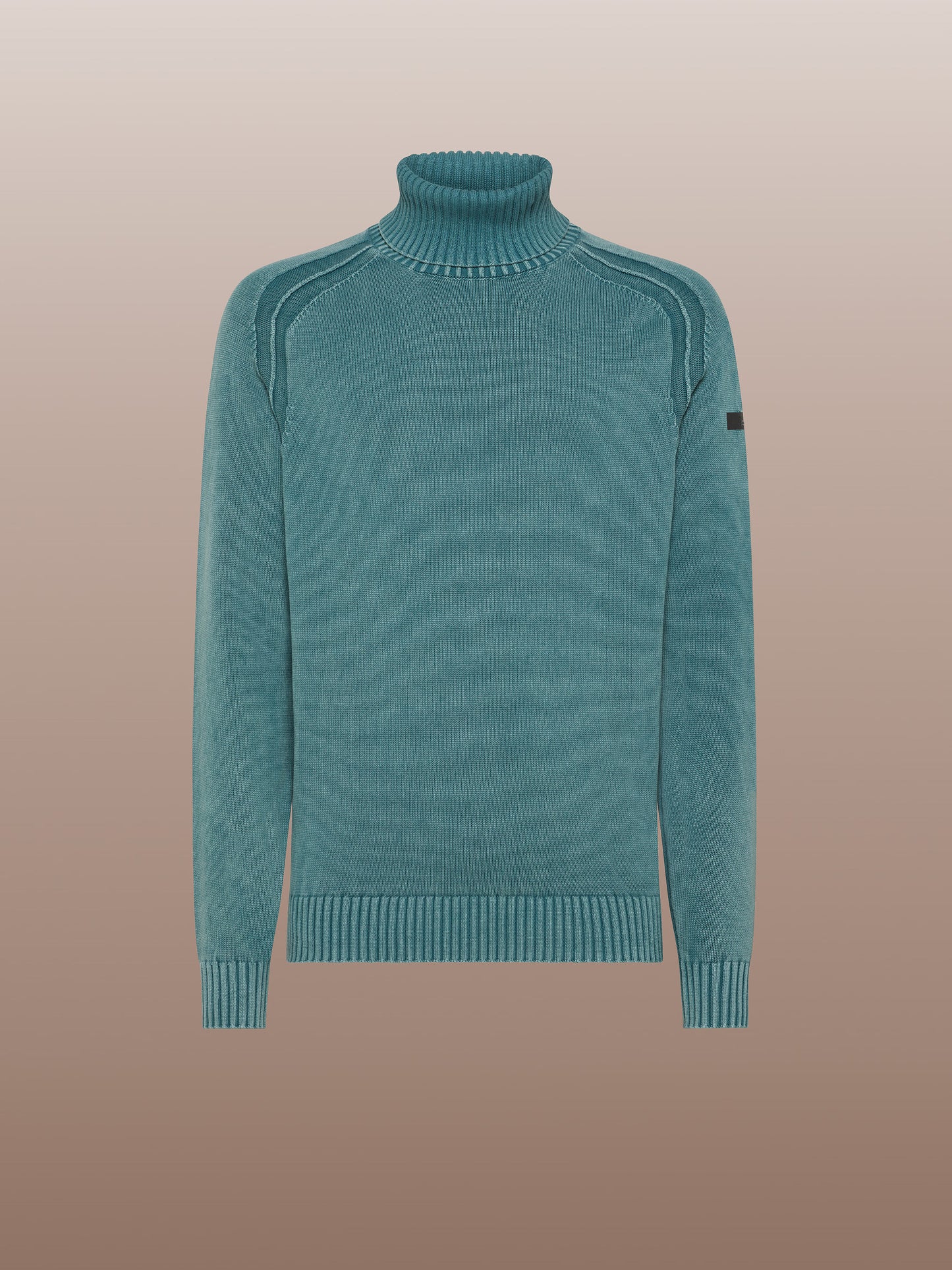 Cotton Techno Wash Turtleneck Knit