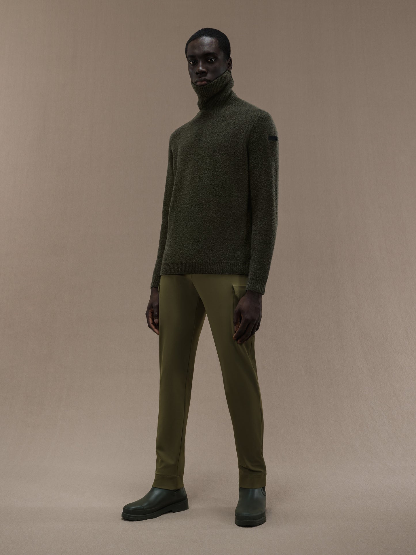 Bouclè Turtleneck Knit