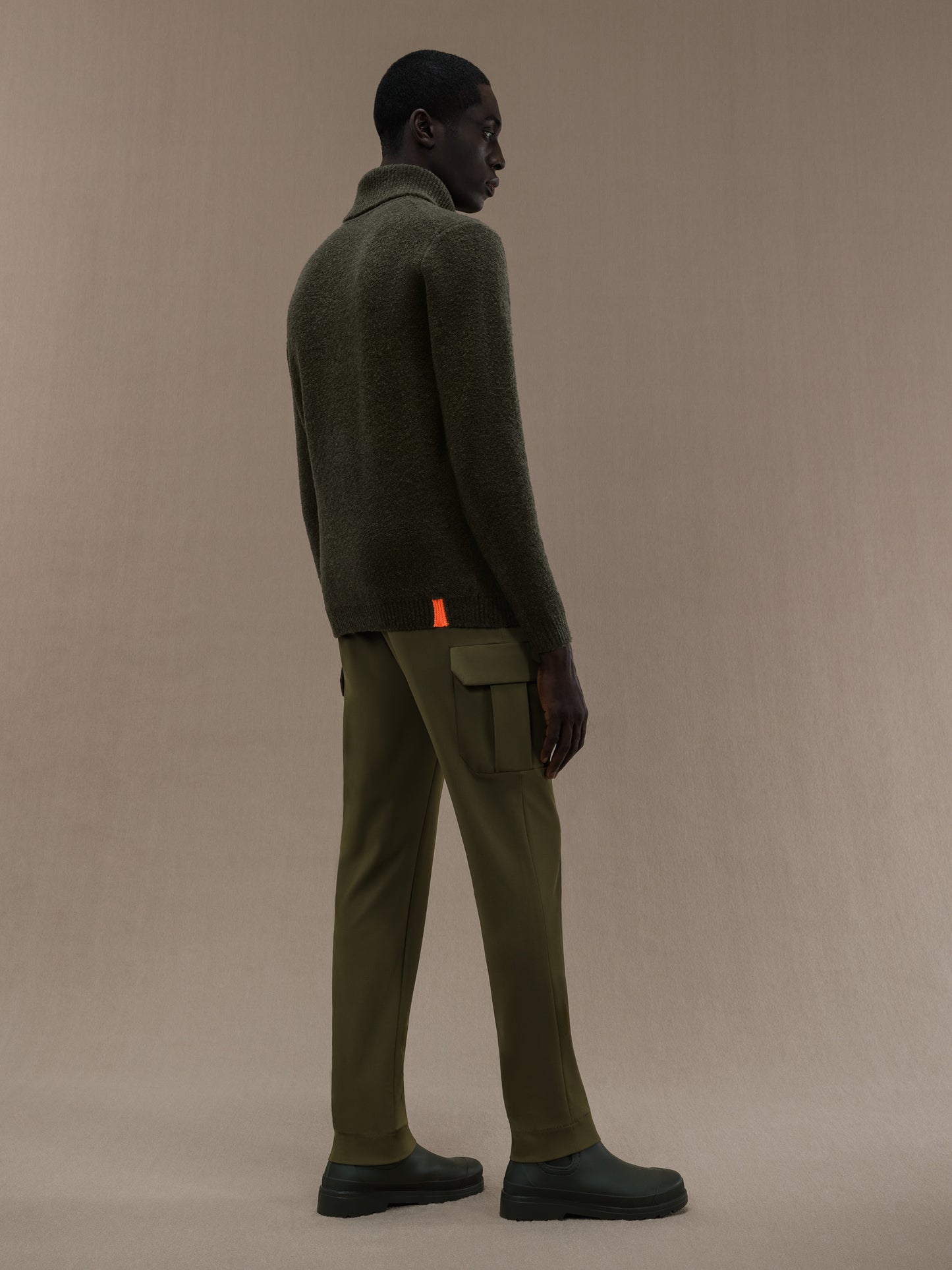 Bouclè Turtleneck Knit