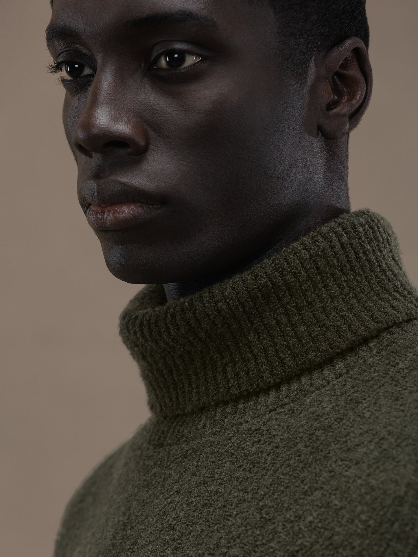 Bouclè Turtleneck Knit