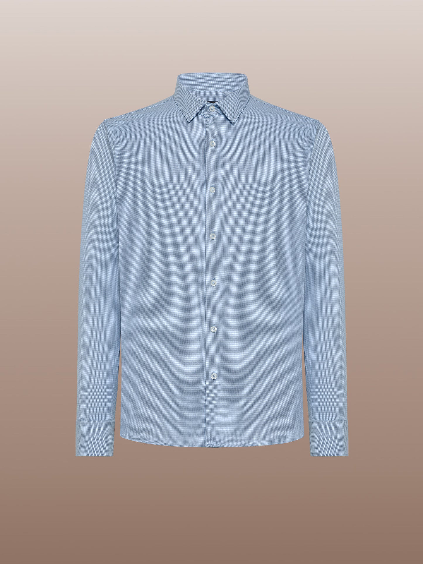 Oxford Jacquard Open Shirt