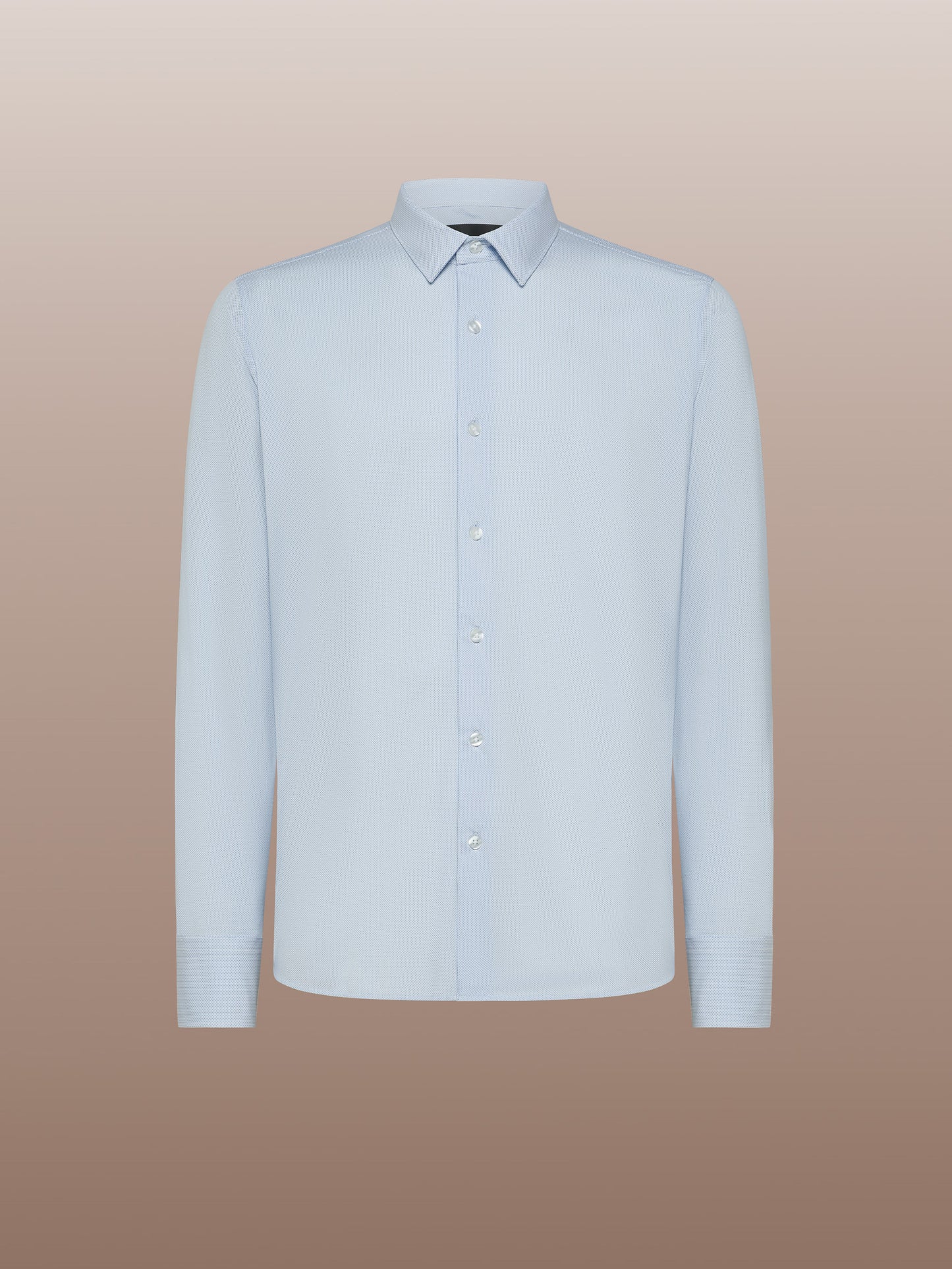 Oxford Jacquard Open Shirt