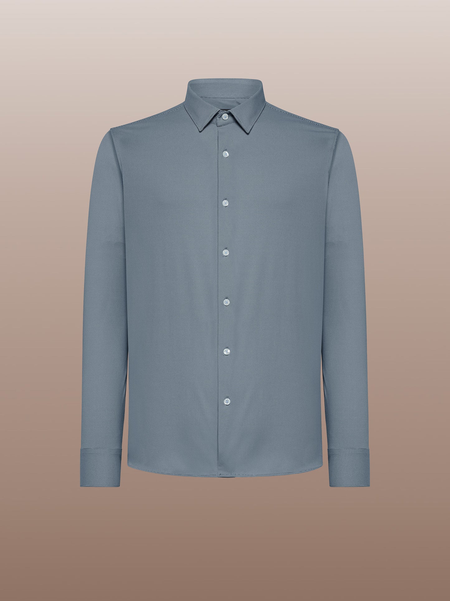 Oxford Jacquard Open Shirt