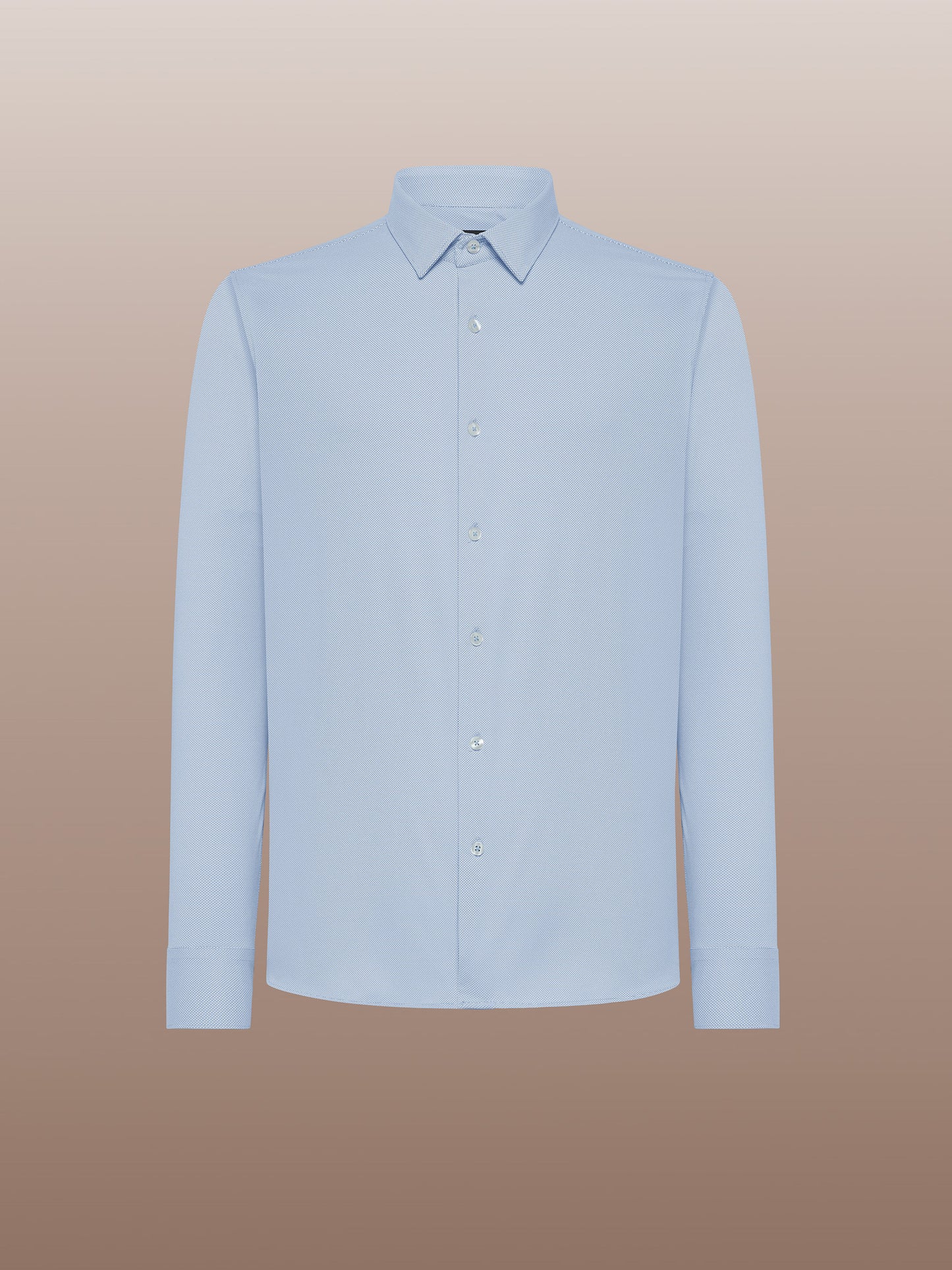 Oxford Jacquard Open Shirt