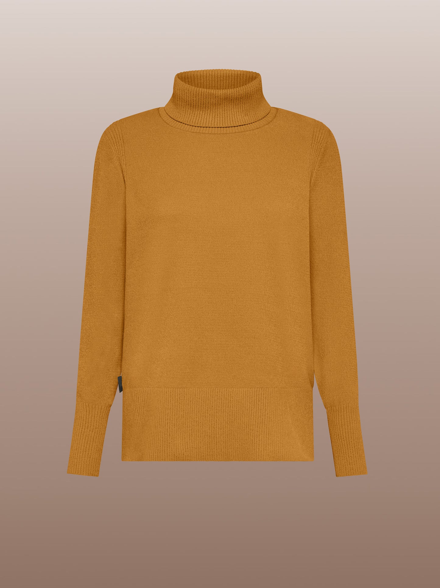 Velvet Vent Turtleneck Wom Knit