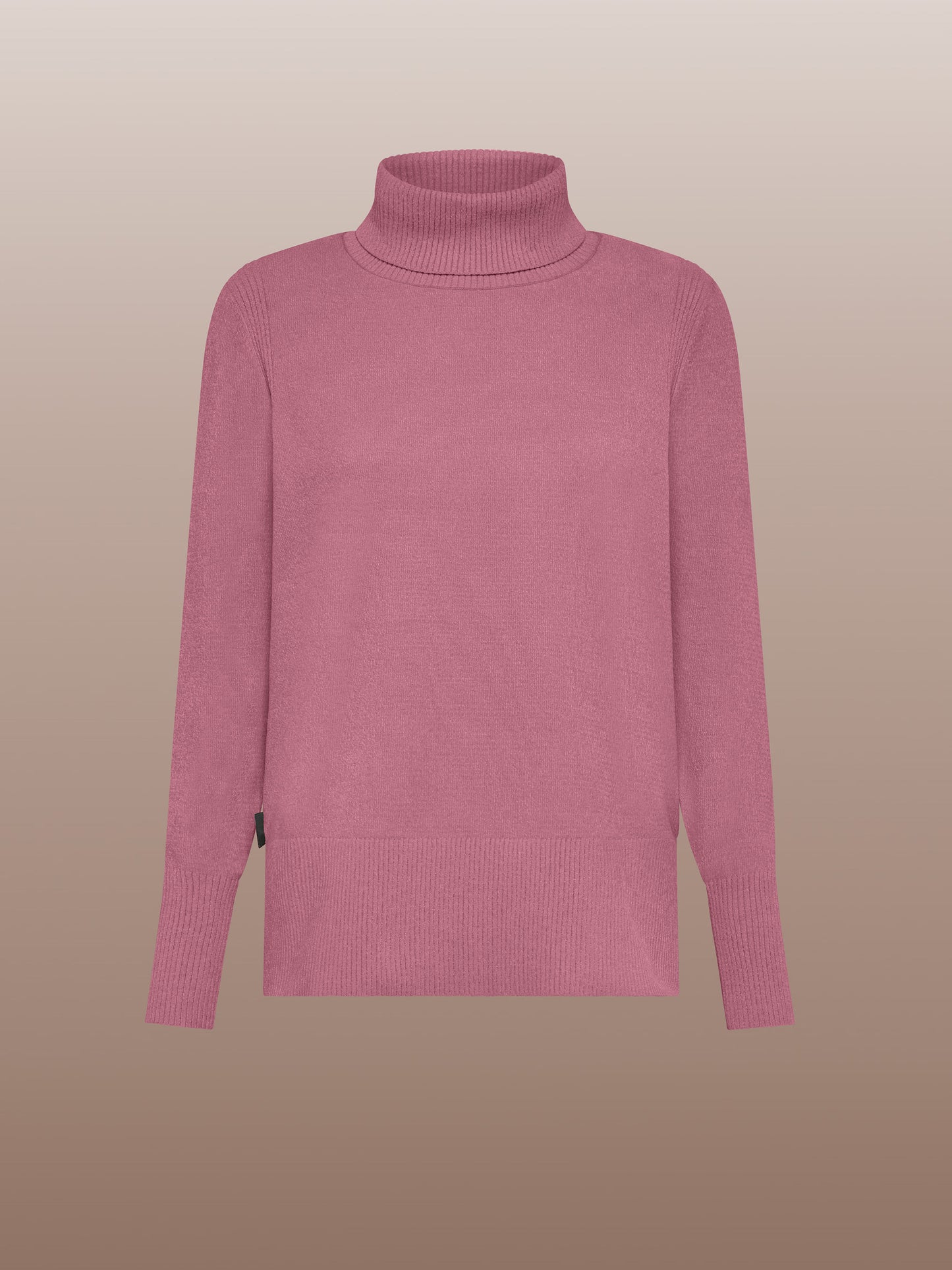 Velvet Vent Turtleneck Wom Knit