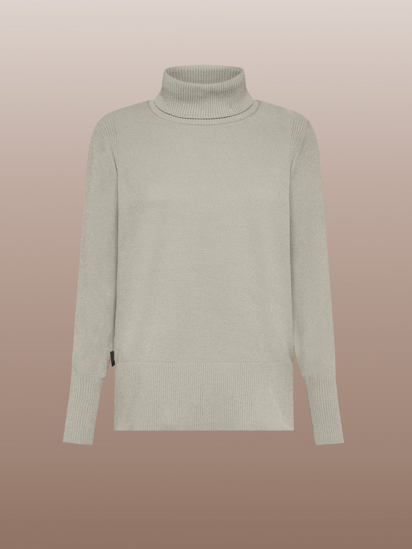 Velvet Vent Turtleneck Wom Knit