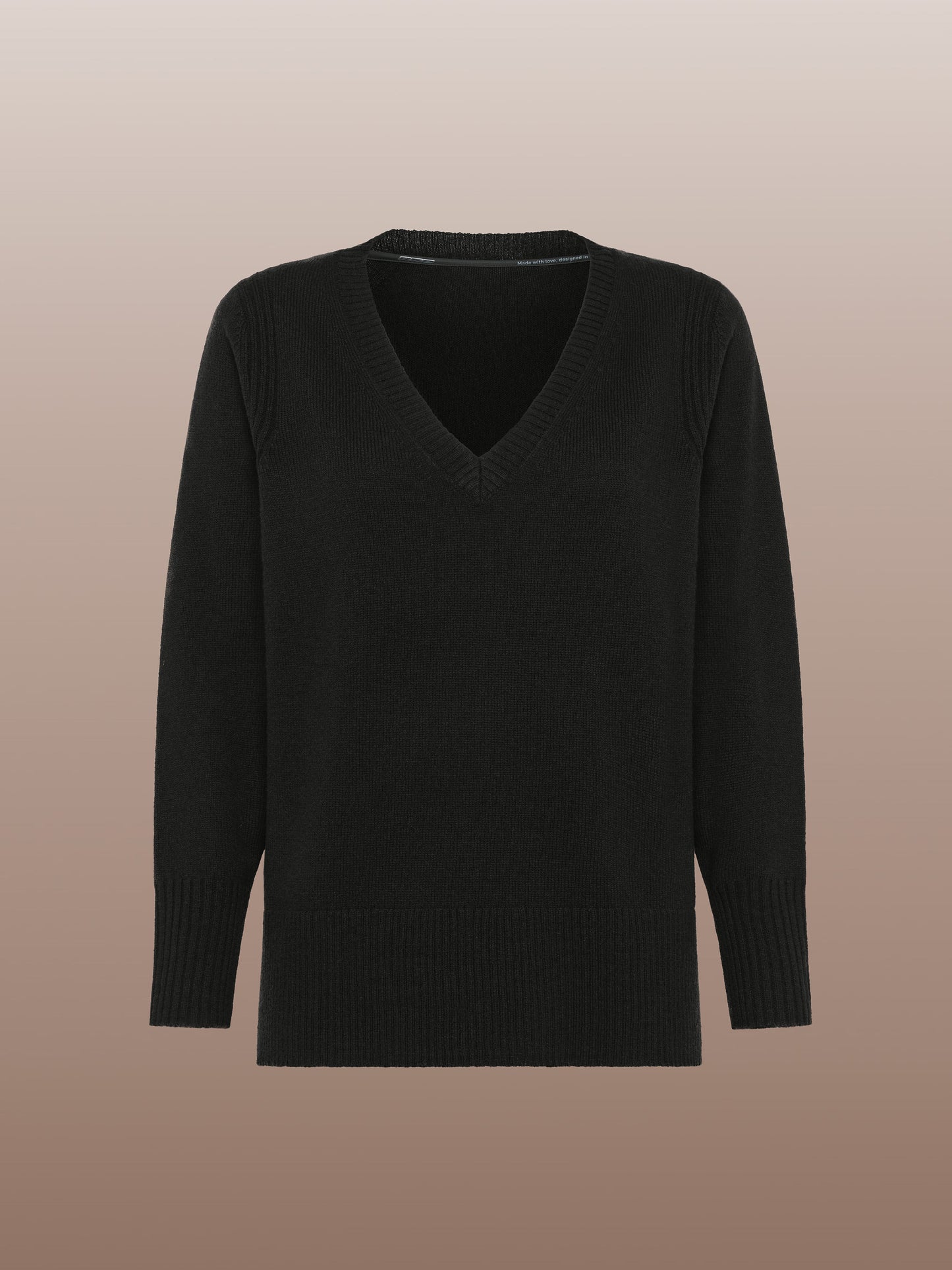 Furbi Wool V-Neck Wom Knit