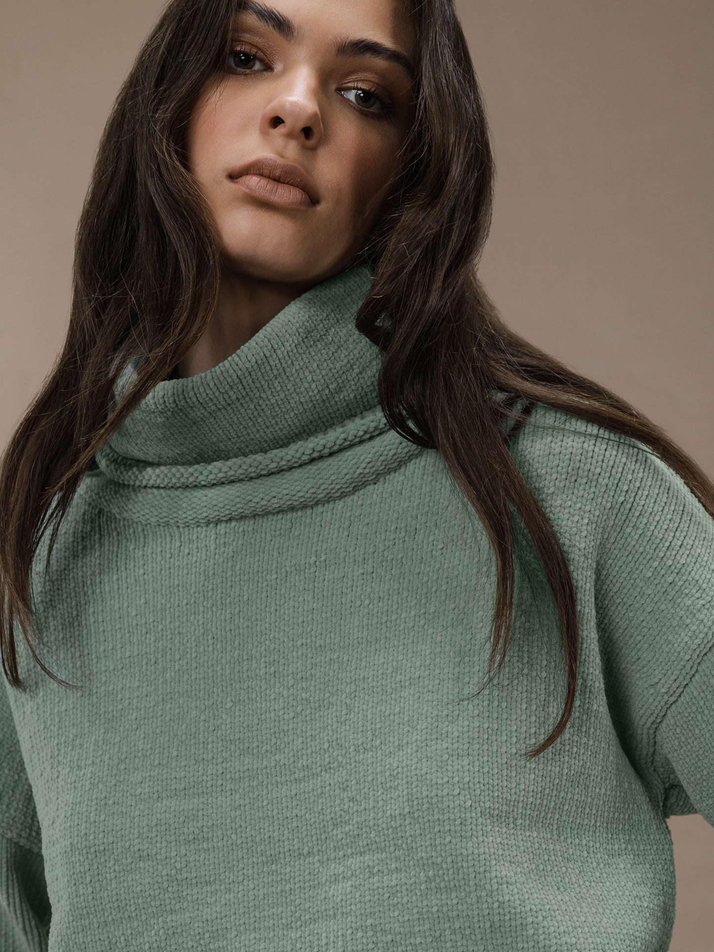 Cinematt Turtleneck Wom Knit