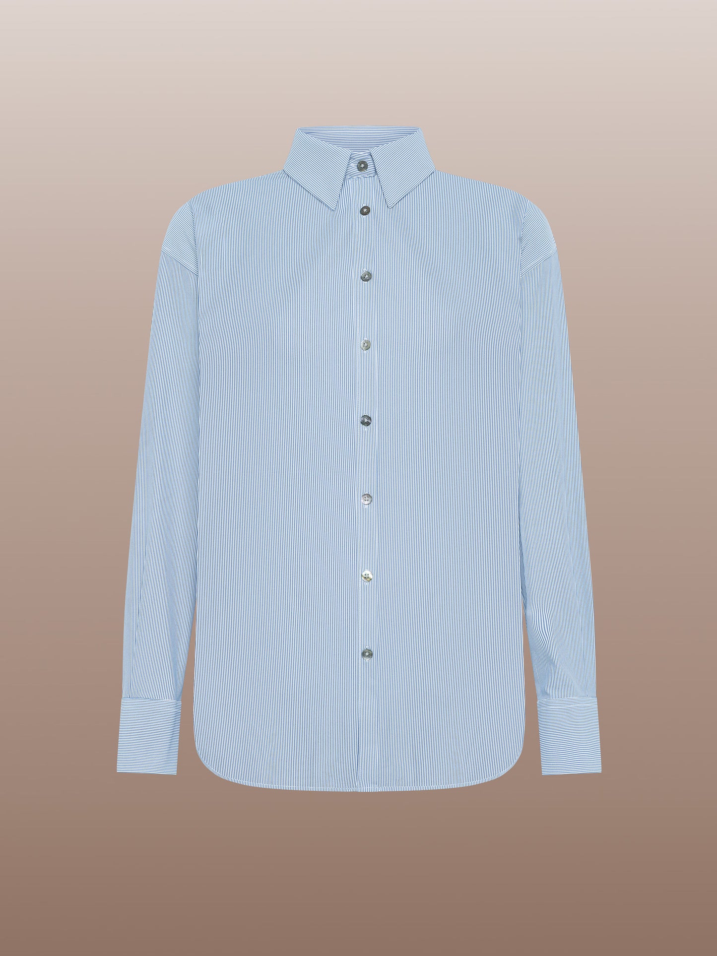 Oxford Jacquard Boyfriend Wom Shirt