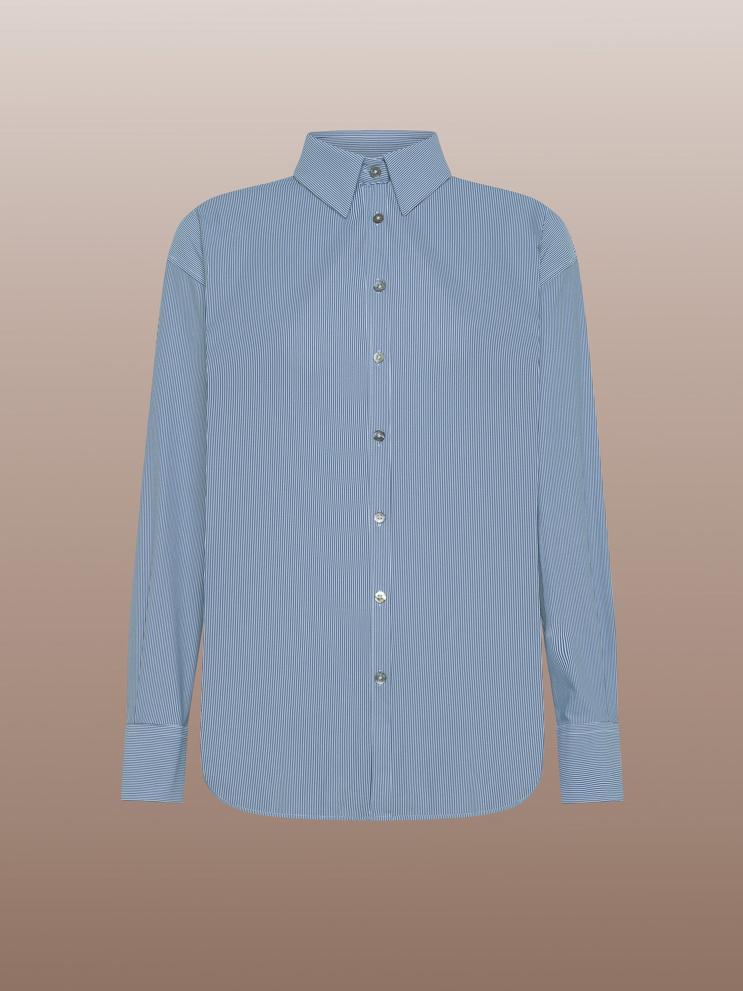 Oxford Jacquard Boyfriend Wom Shirt