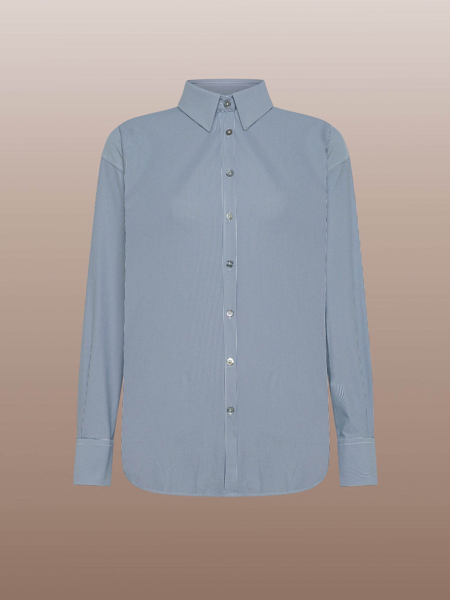 Oxford Jacquard Boyfriend Wom Shirt