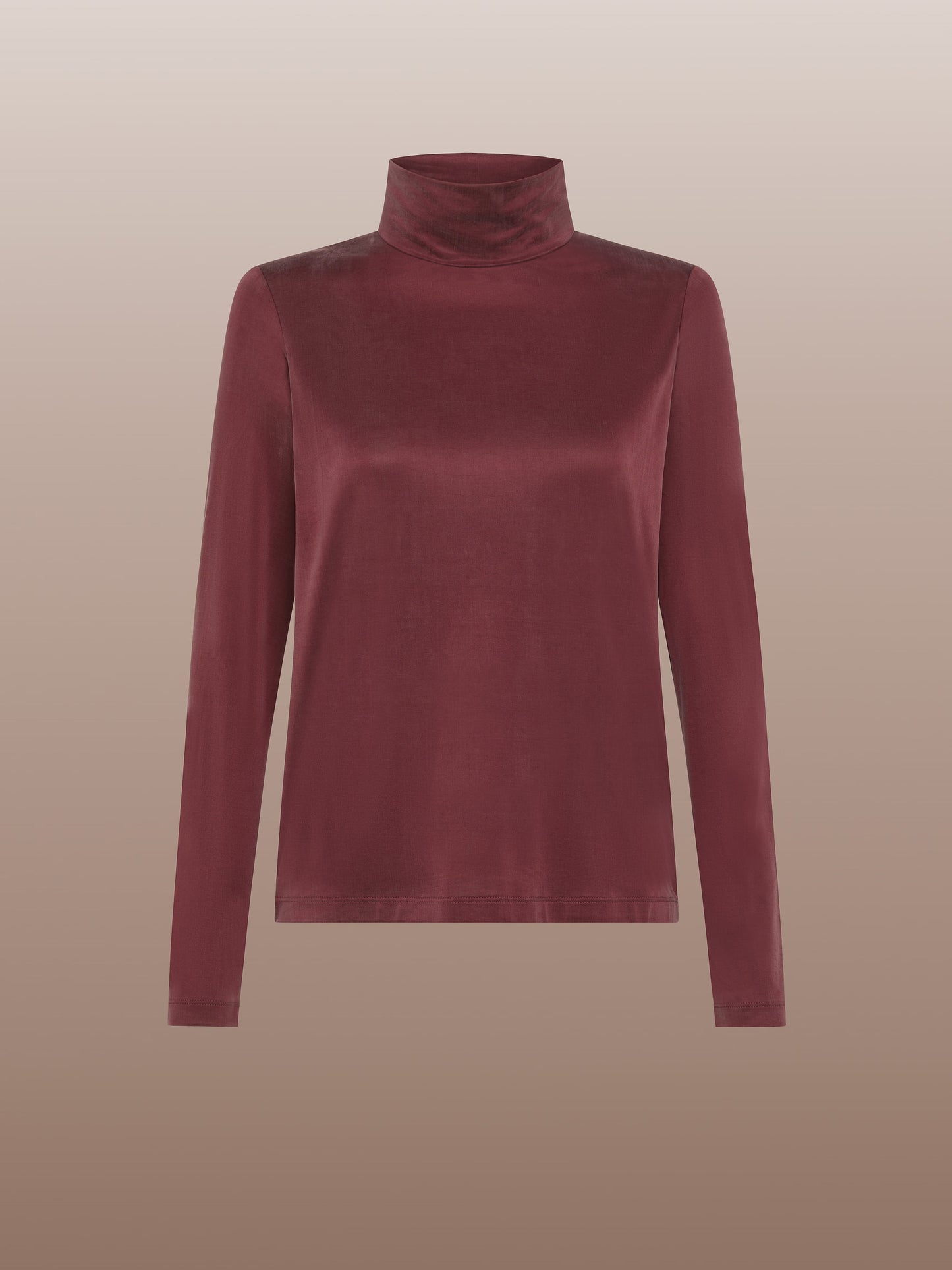 Cupro Turtleneck Wom Shirty