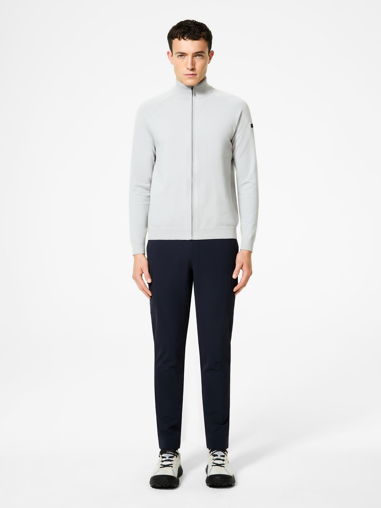 Amos Cotton Full Zip Knit