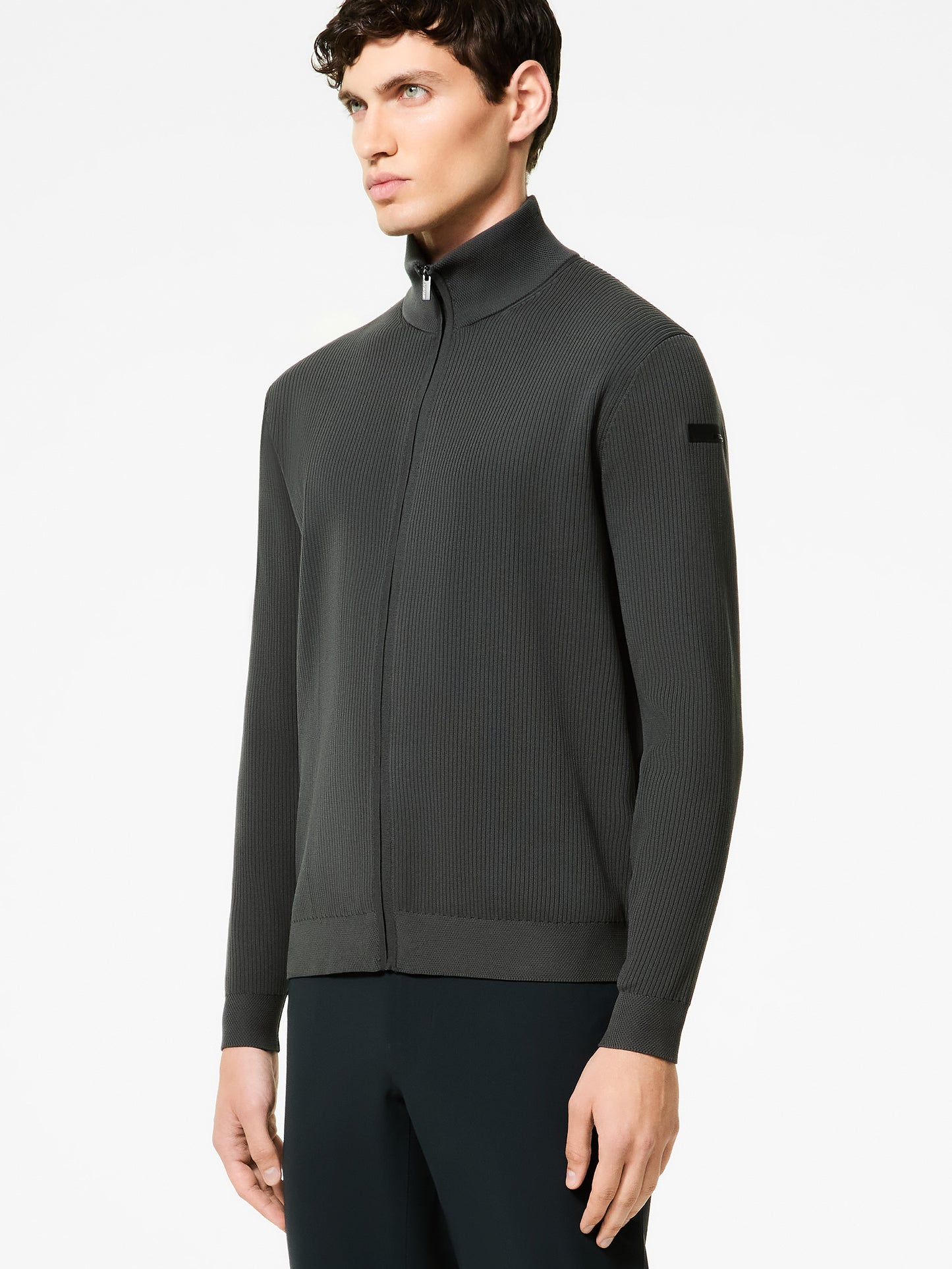 Amos Perlupin Full Zip Knit