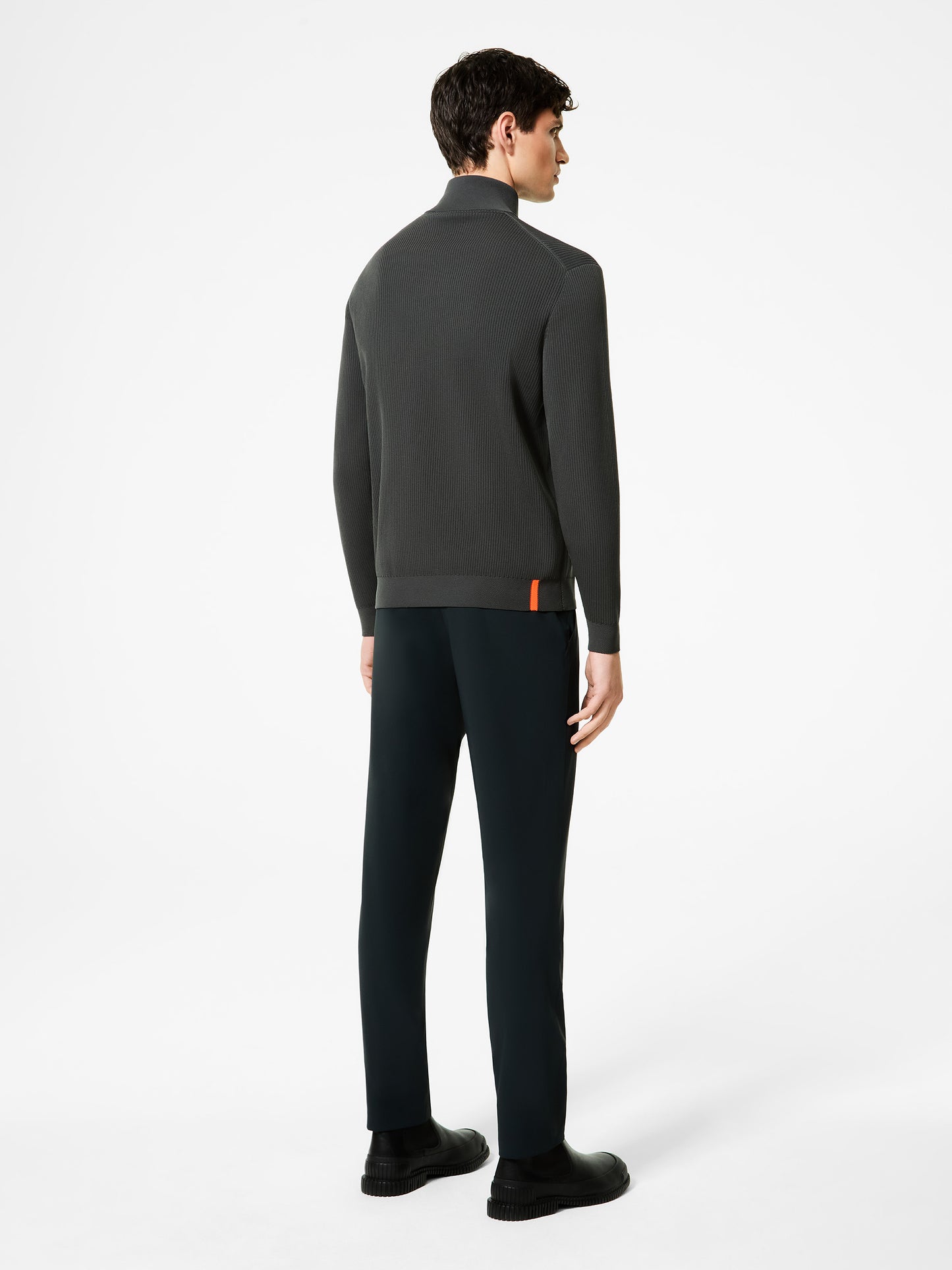 Amos Perlupin Full Zip Knit