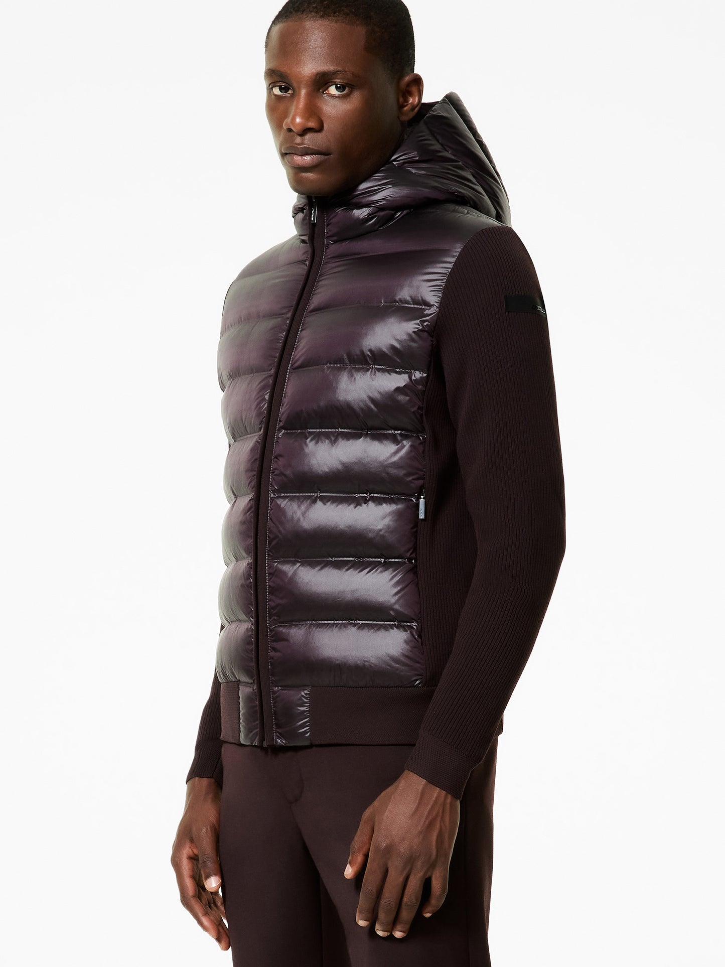 Amos  Perlupin Duck Hood Zip Knit