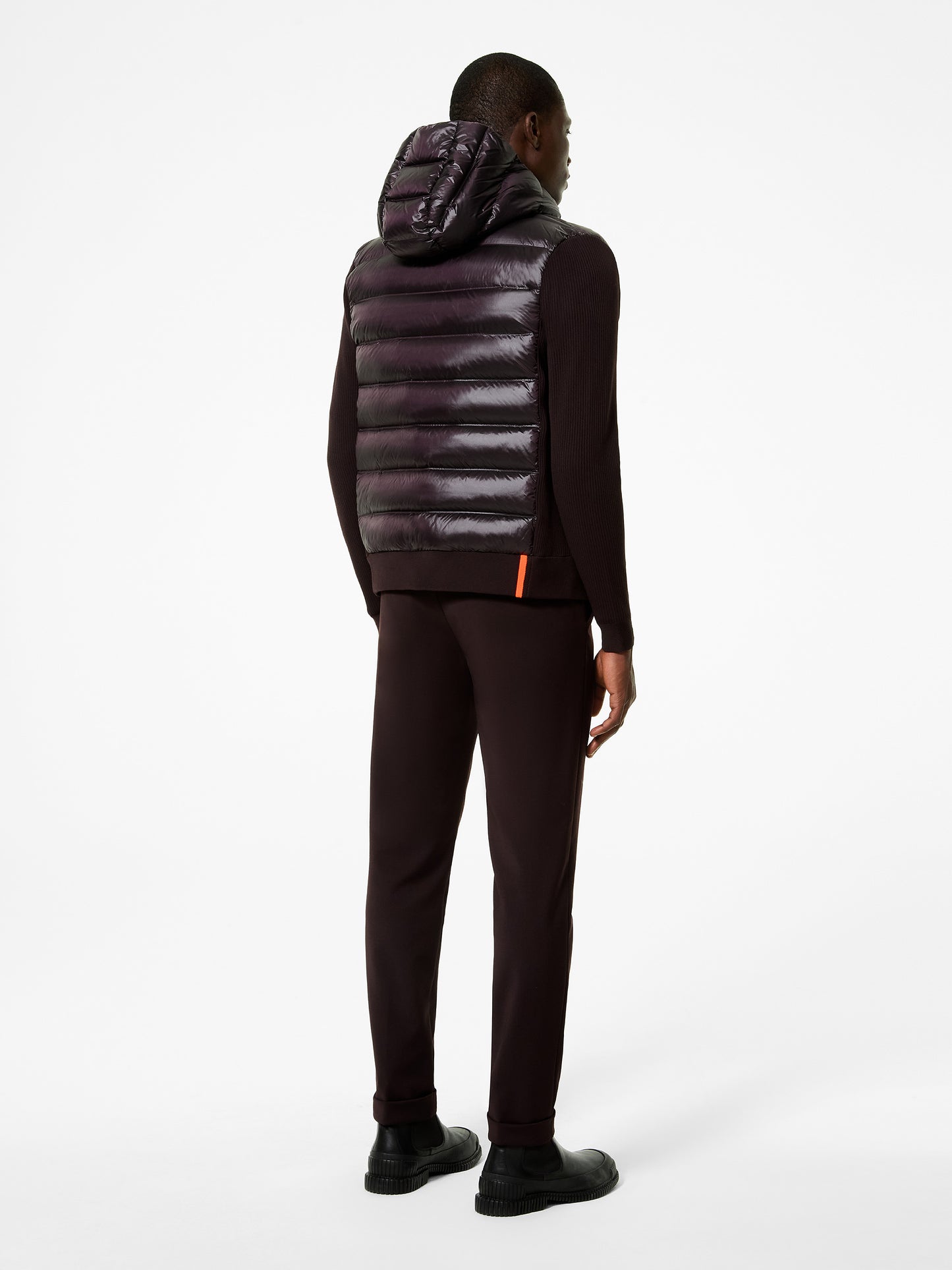 Amos  Perlupin Duck Hood Zip Knit