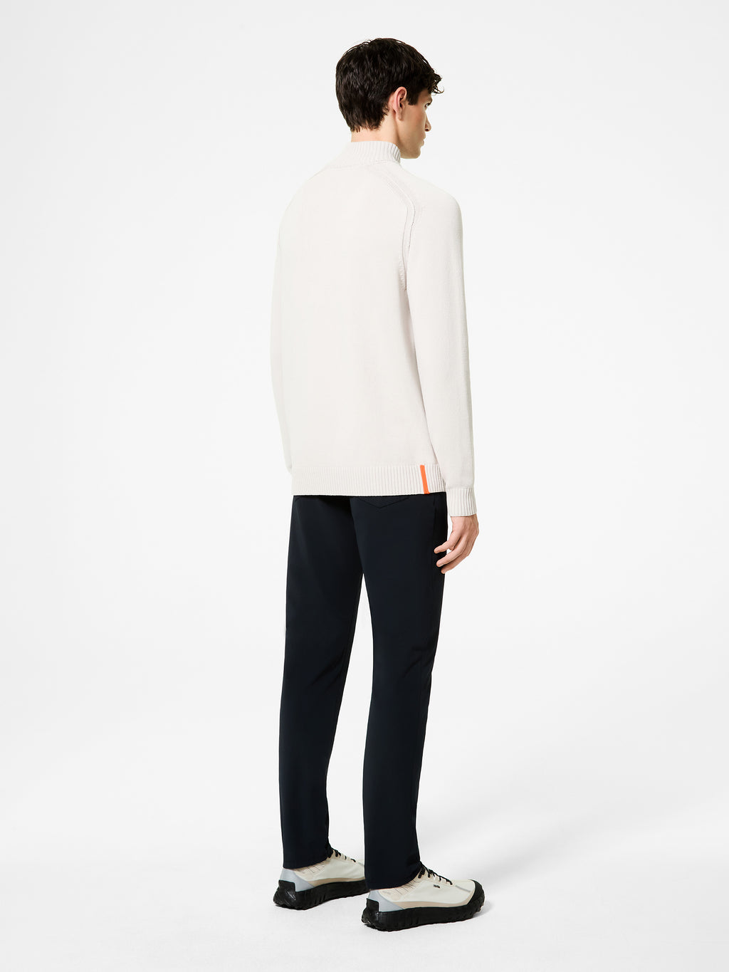 Cotton Plain Full Zip Knit - RRD Roberto Ricci Designs - Official Online Store