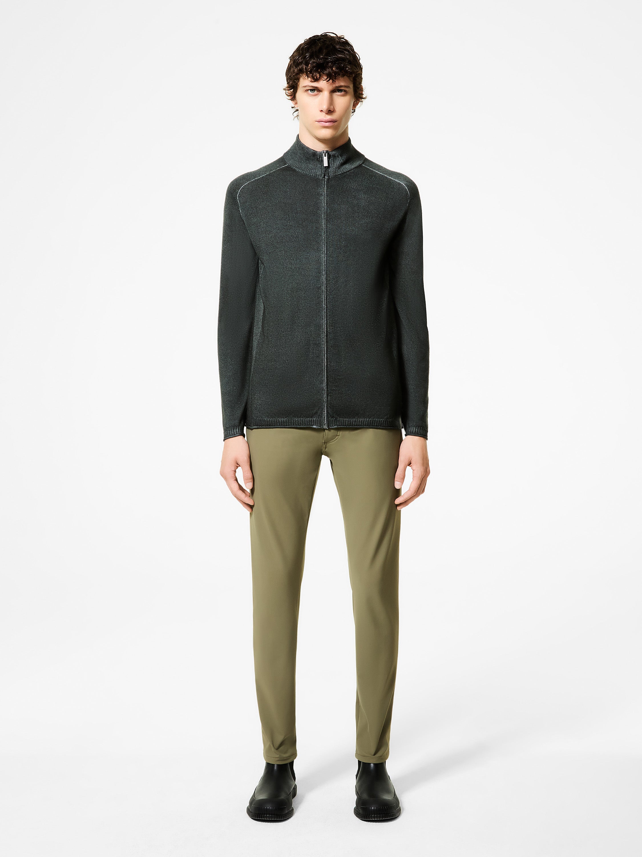 Crispy Full Zip Knit - RRD Roberto Ricci Designs - Official Online Store