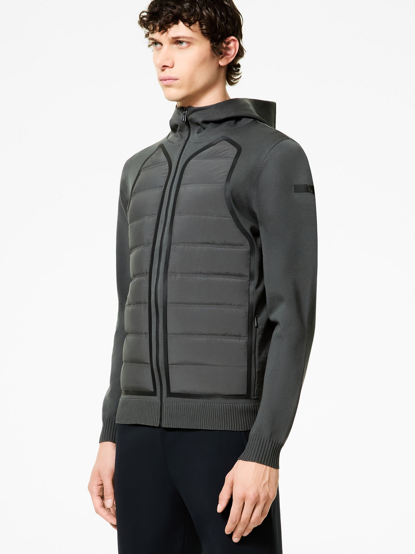 Bacon Duck Hood Zip Soft Knit