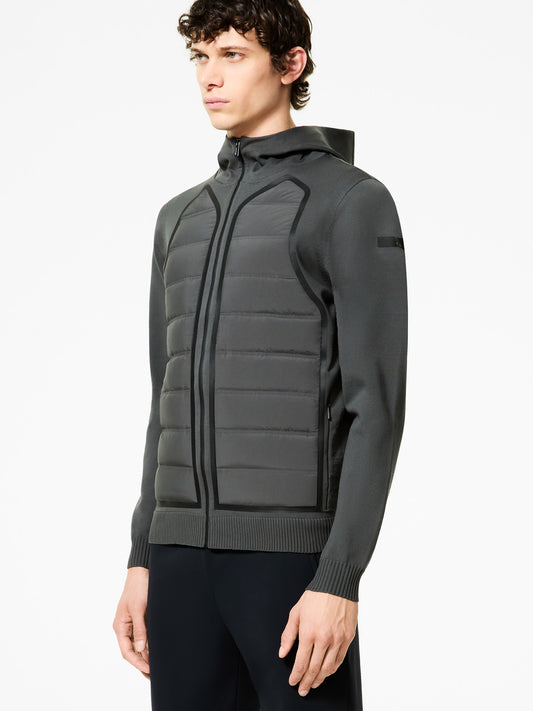 Bacon Duck Hood Zip Soft Knit